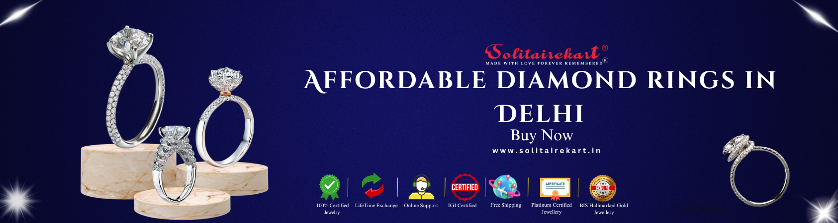 Affordable Diamond Rings in Delhi: A Shopper’s Guide