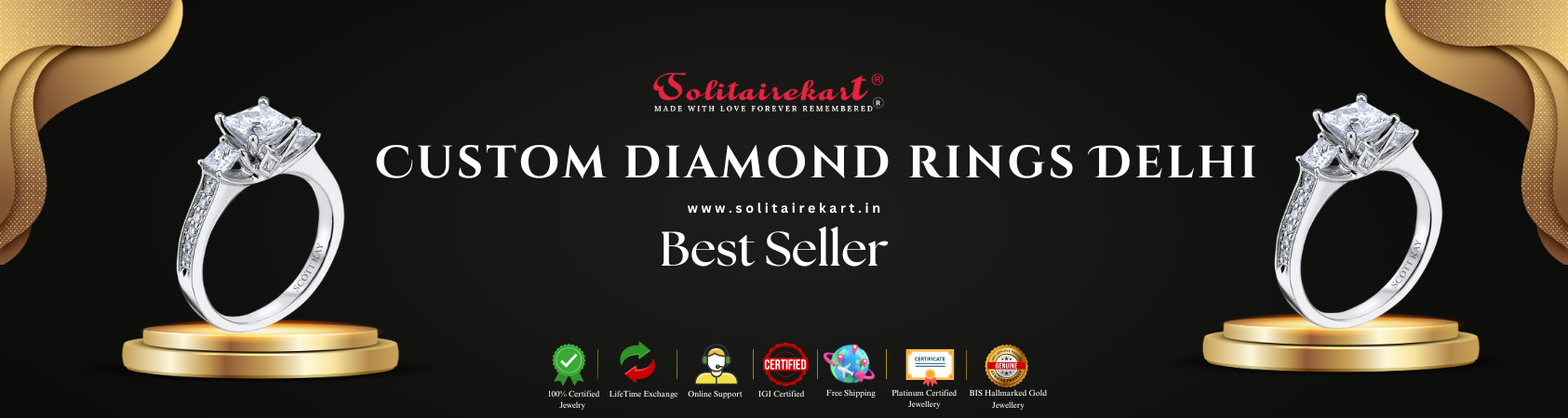 Custom Diamond Rings Delhi: The Ultimate Destination for Tailor-Made Elegance