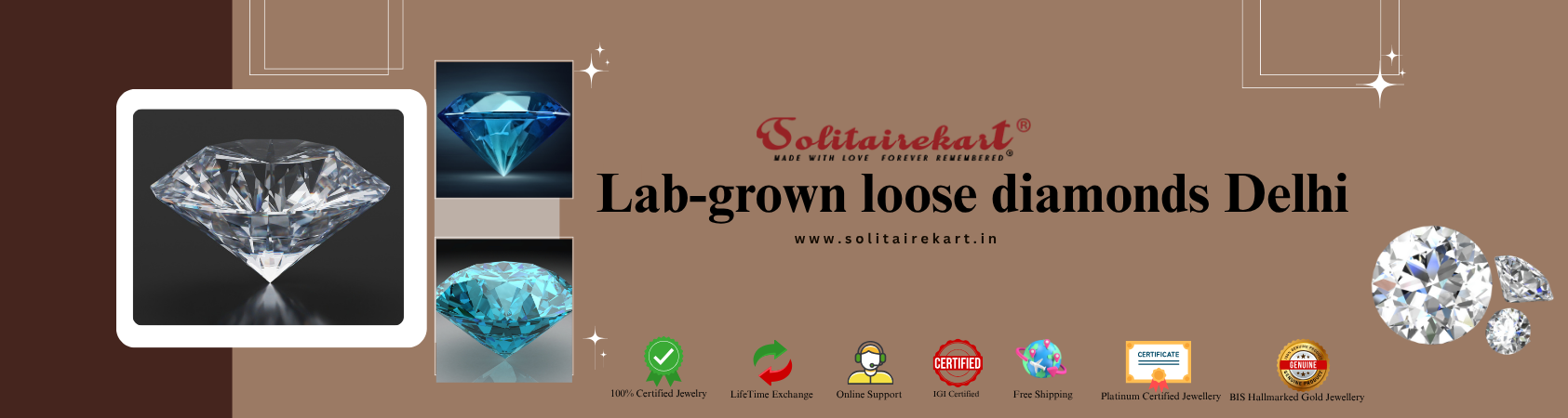 Lab-Grown Loose Diamonds Delhi: A Revolution in Gemstone Shopping