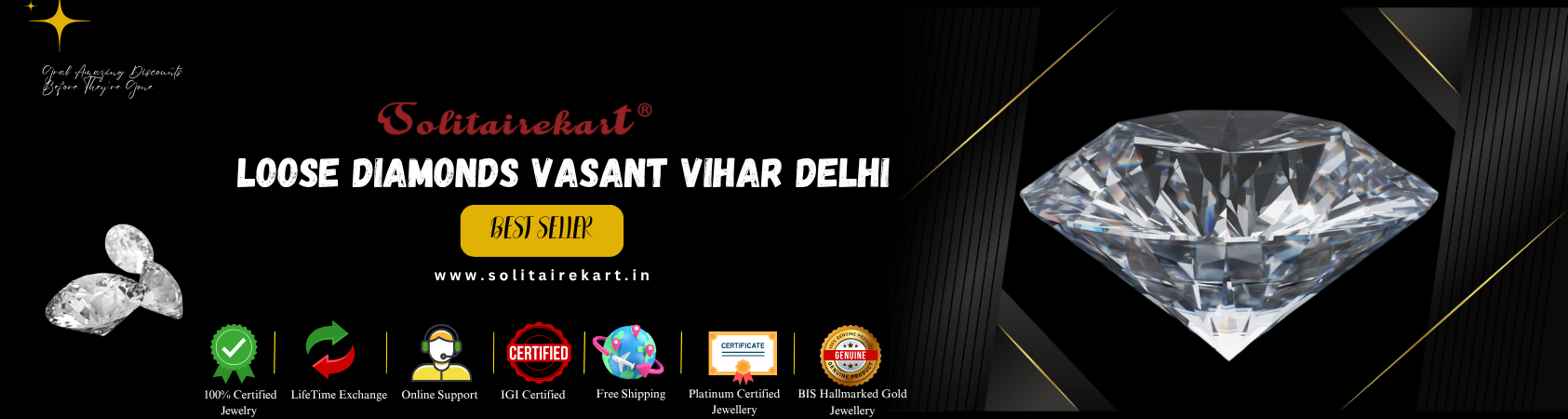 Loose Diamonds in Vasant Vihar, Delhi: A Guide to the Best Diamond Shopping Experience