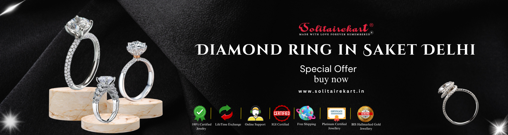 Discovering the Perfect Diamond Ring in Saket Delhi