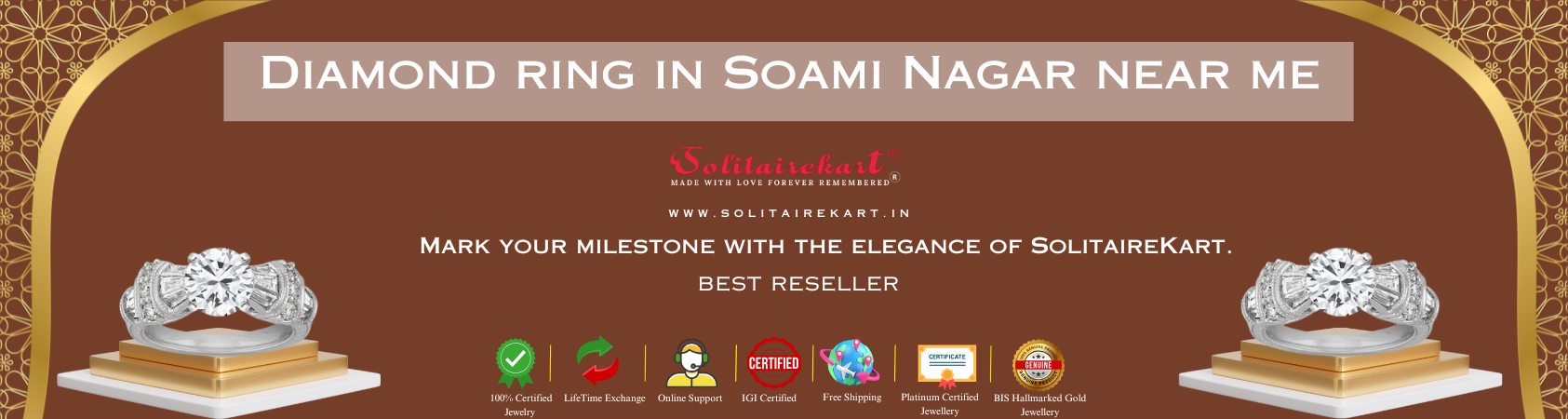 Discover the Perfect Diamond Ring in Soami Nagar Near Me