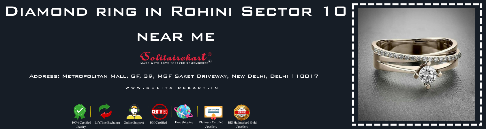 Finding the Perfect Diamond Ring in Rohini Sector 10 Near Me