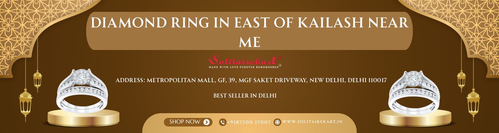 Discover Diamond Rings in East of Kailash Near Me: Elegance Redefined