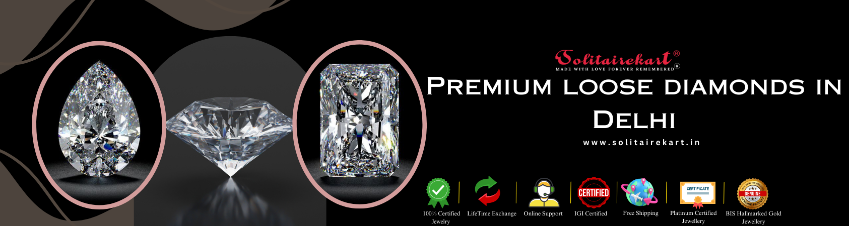 Premium Loose Diamonds in Delhi