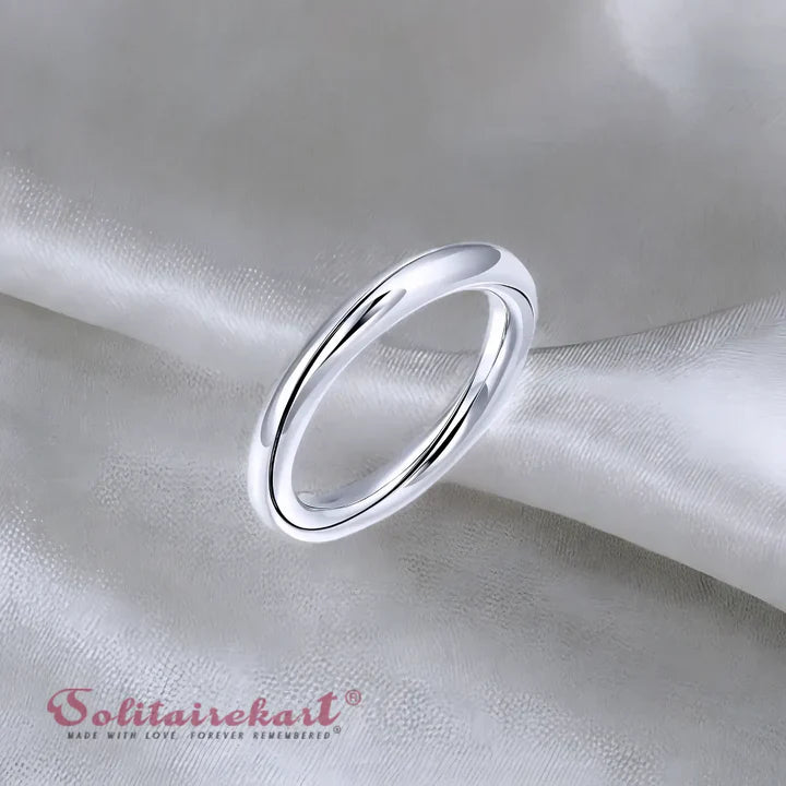 Platinum Couple Ring | SOLITAIREKART Platinum Couple Rings – Elegant ...