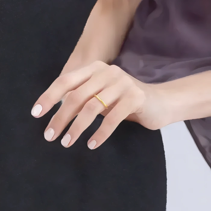 14K 1.50 Grams Gold Couple Band Set