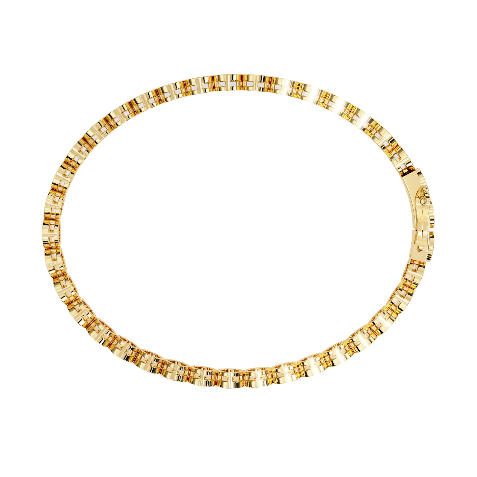 Solitairekart 0.59ct Round Cut Lab GrownDiamond Bracelet
