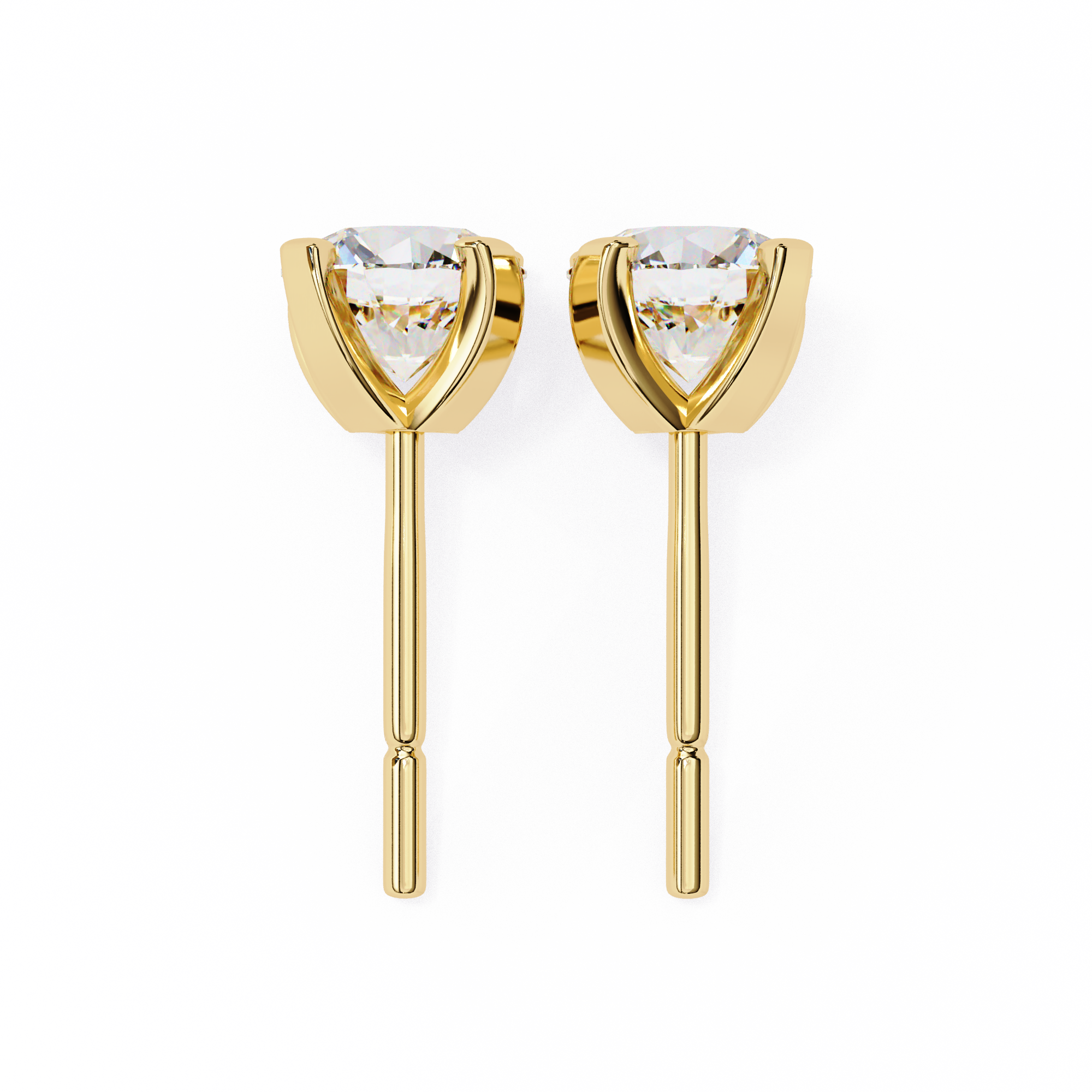 2.57ct Natural Diamond Stud Earrings – Solitairekart