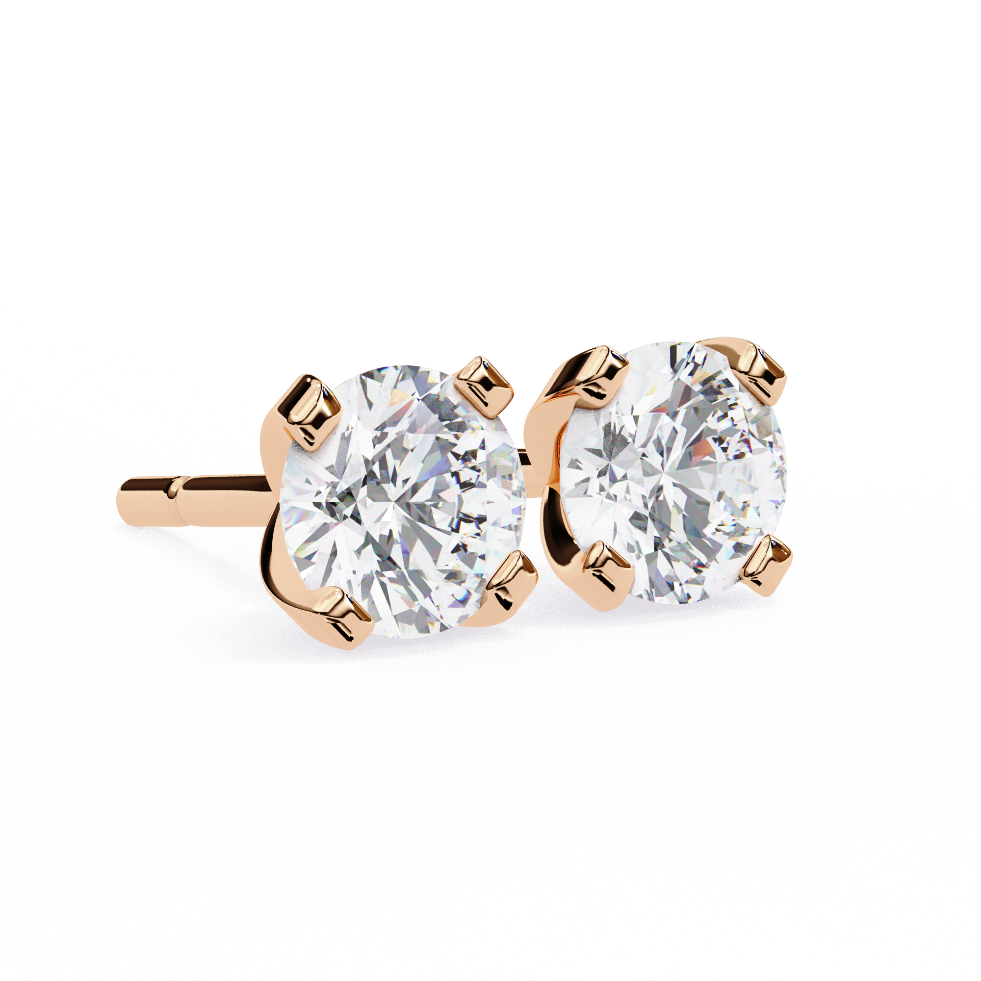 2.57ct Natural Diamond Stud Earrings – Solitairekart