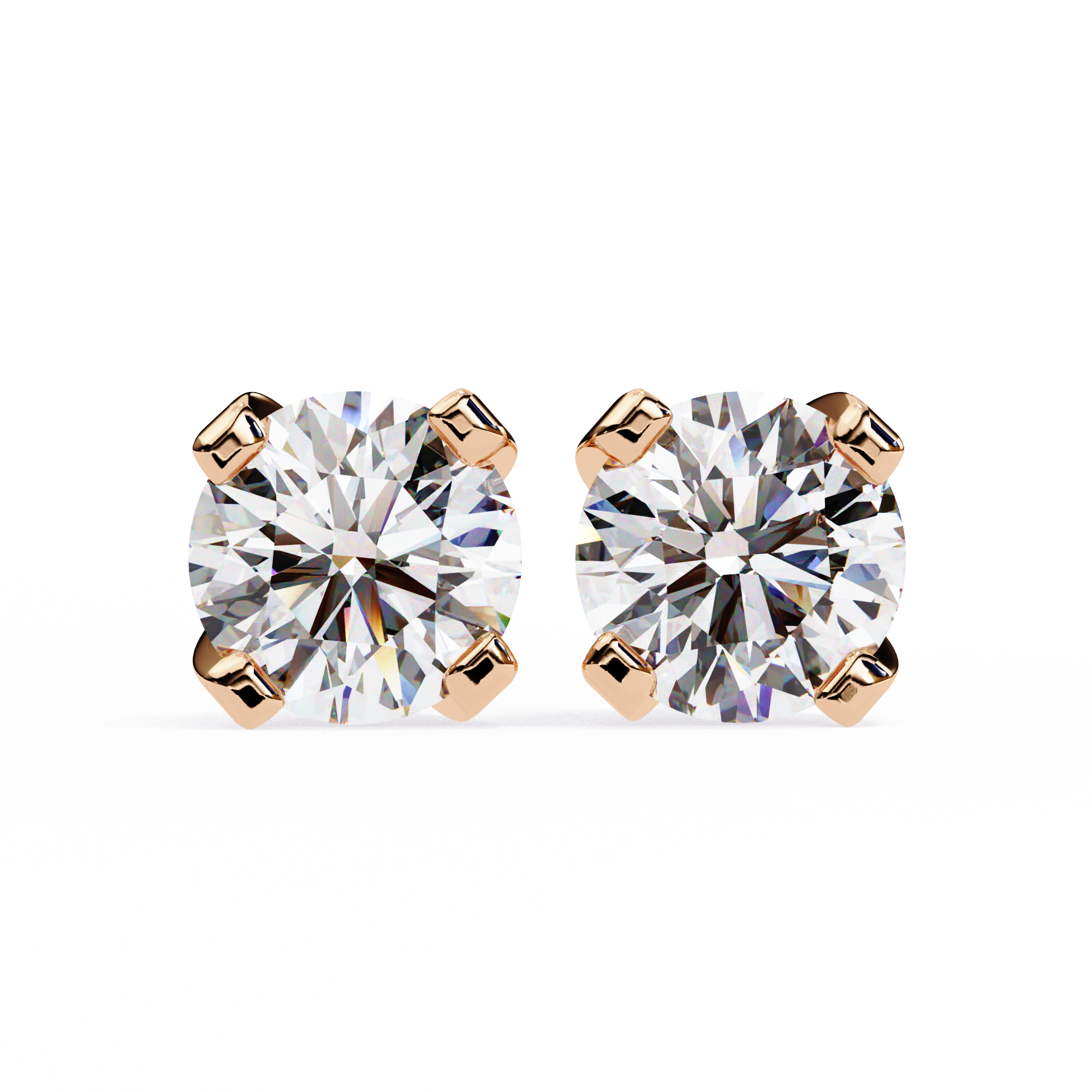 2.57ct Natural Diamond Stud Earrings – Solitairekart