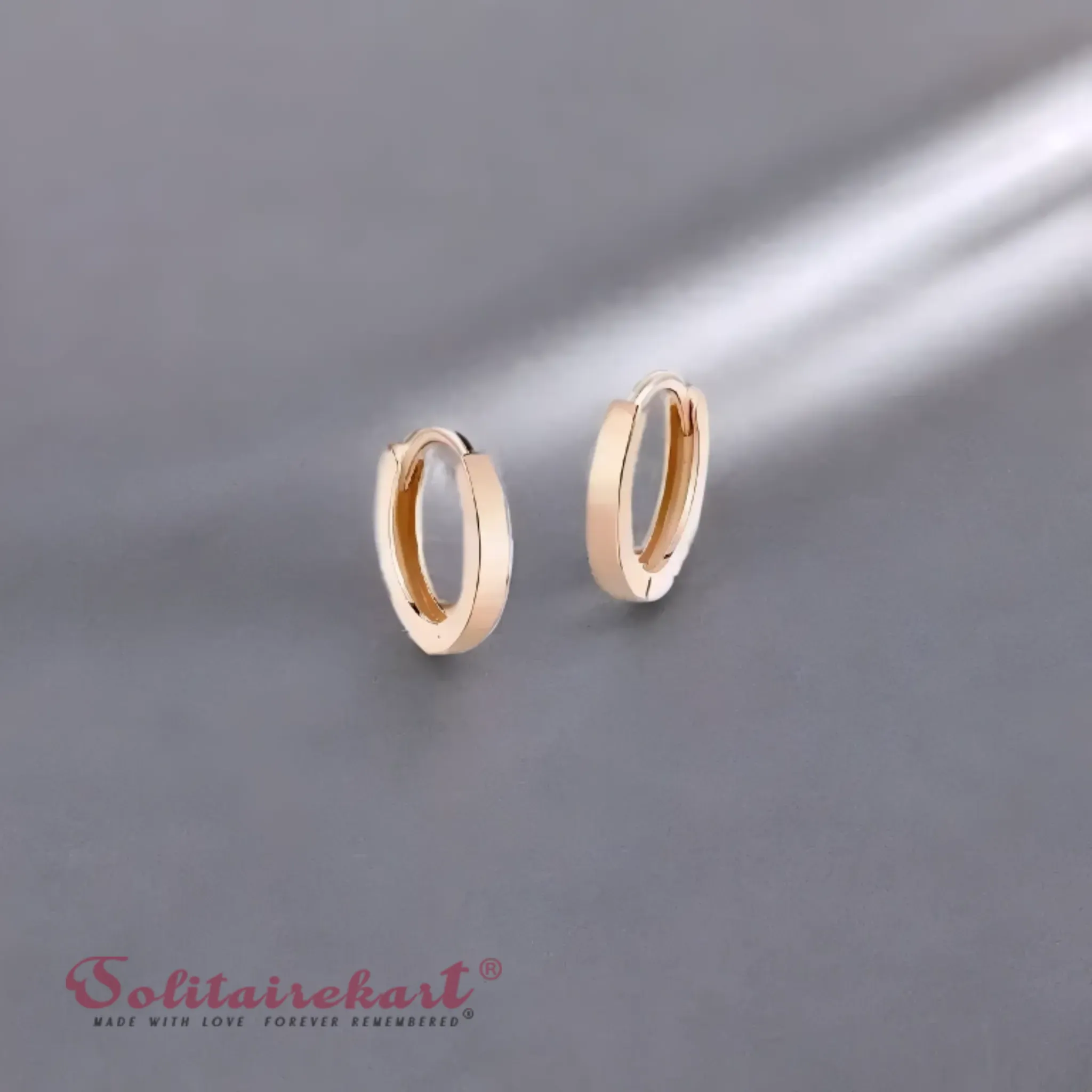 14K Gold 0.94grm Classic Hoop Earring