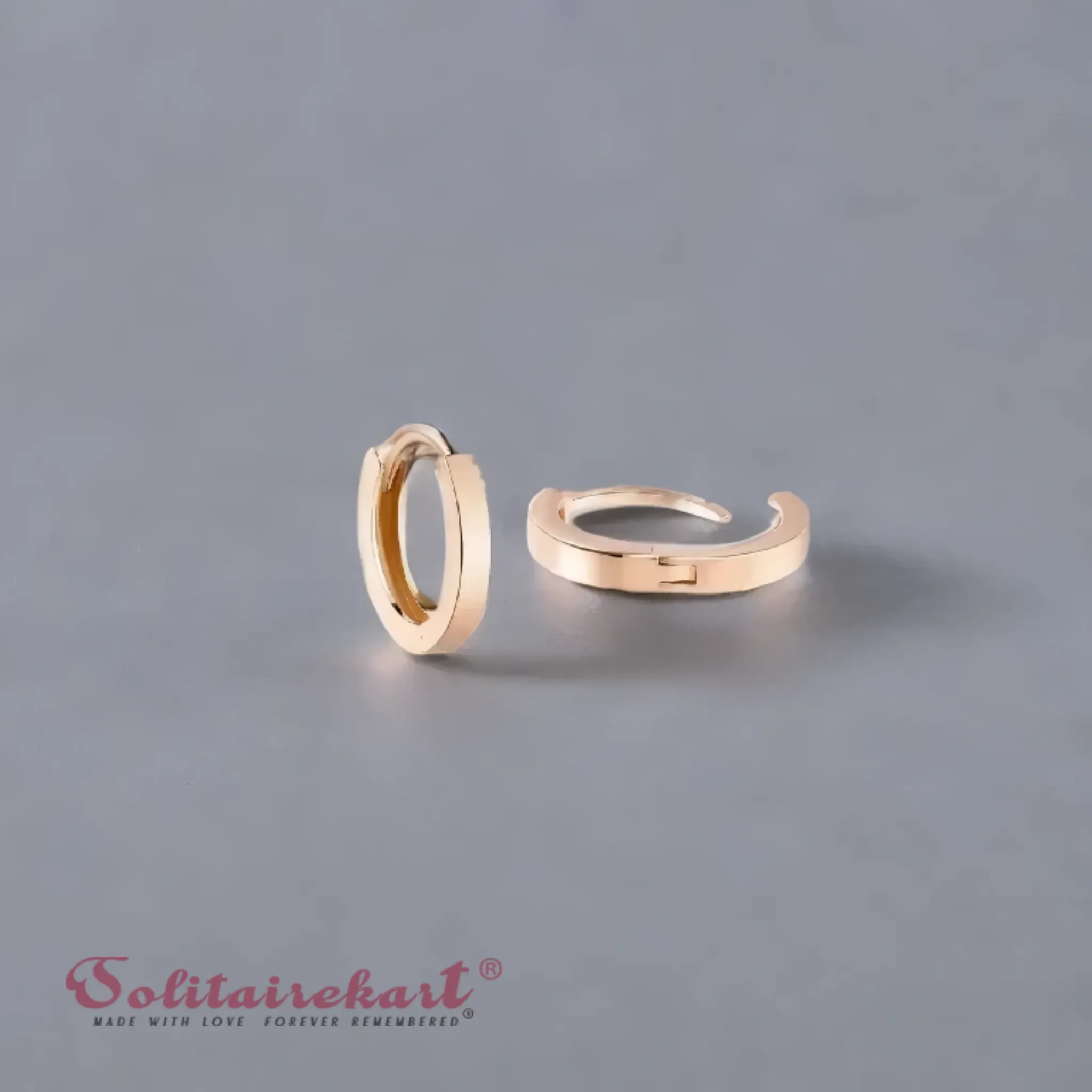 14K Gold 0.94grm Classic Hoop Earring