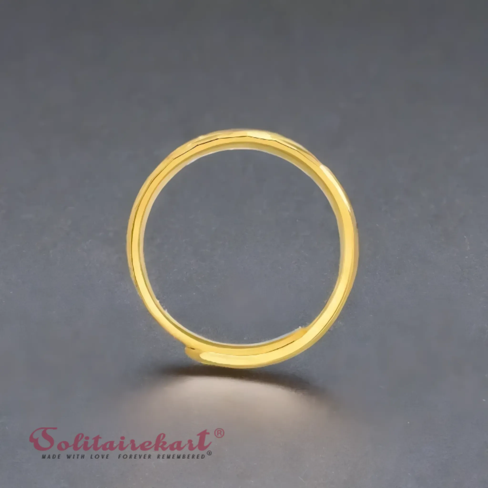 14K 7.04Grams Gold Couple Rings – Elegant Band Design