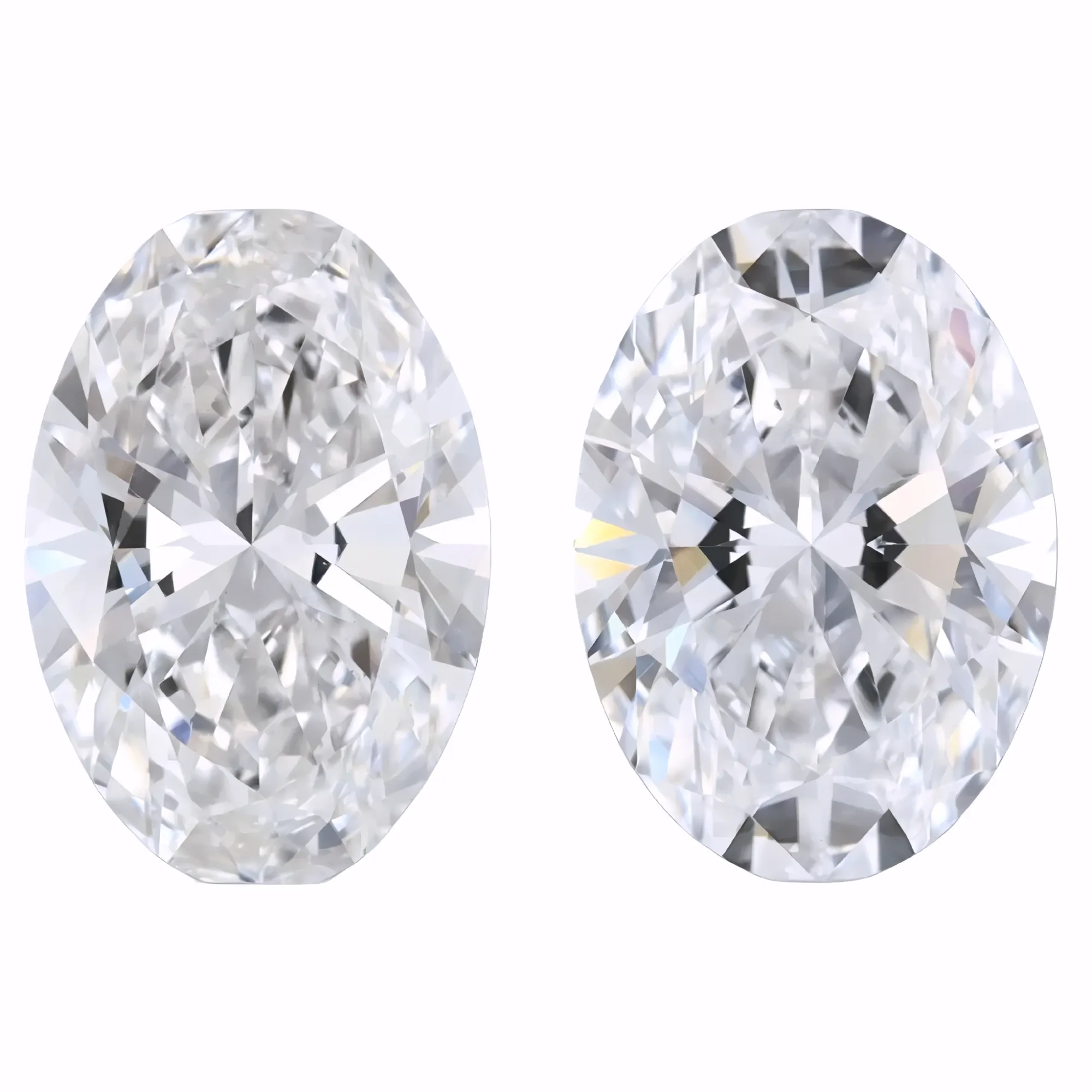Solitairekart 2+2 Carat E Color, VS1 Clarity Combo Lab Grown Diamond For Studs