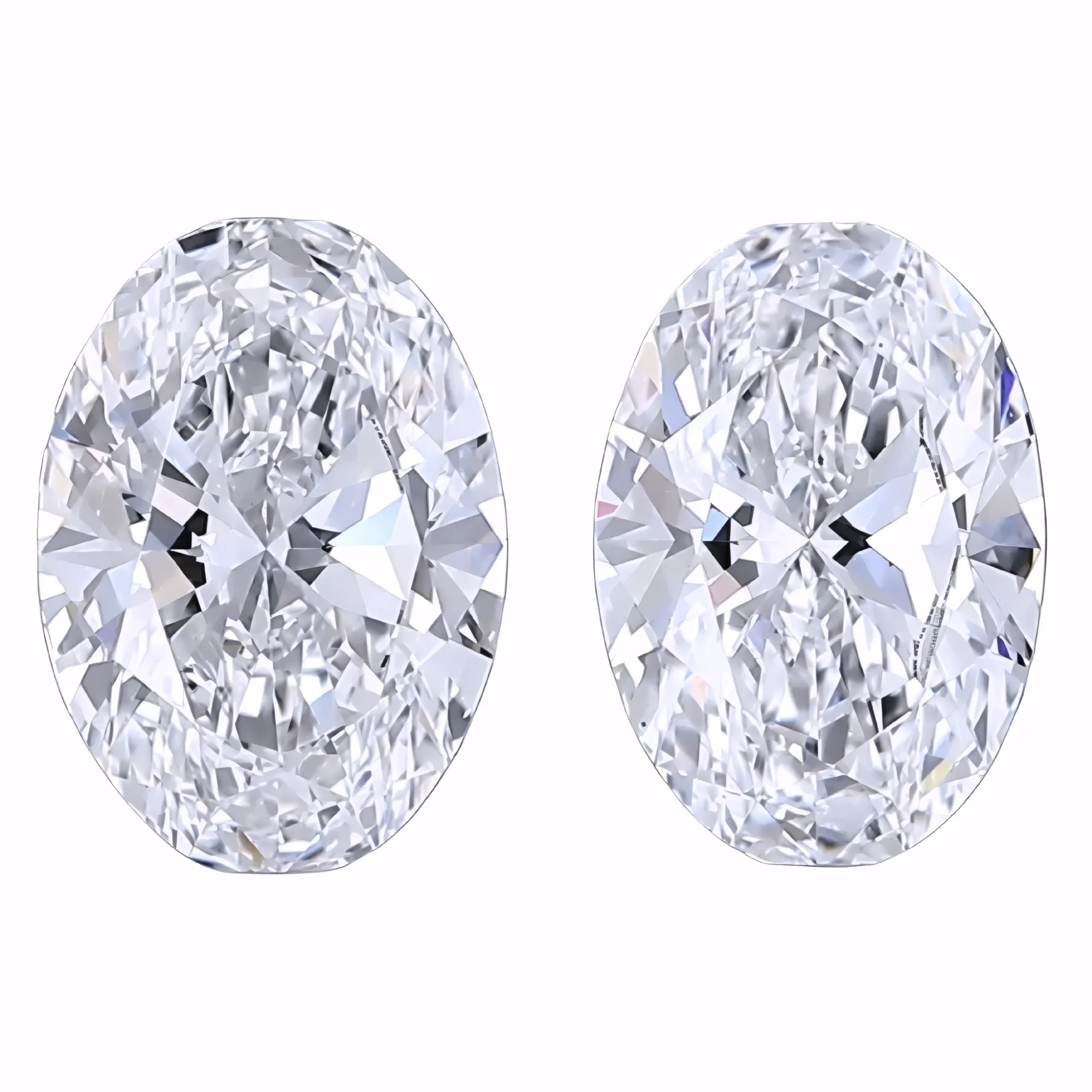 Solitairekart 1+1 Carat E Color, VS1 Clarity Combo Lab Grown Diamond For Studs