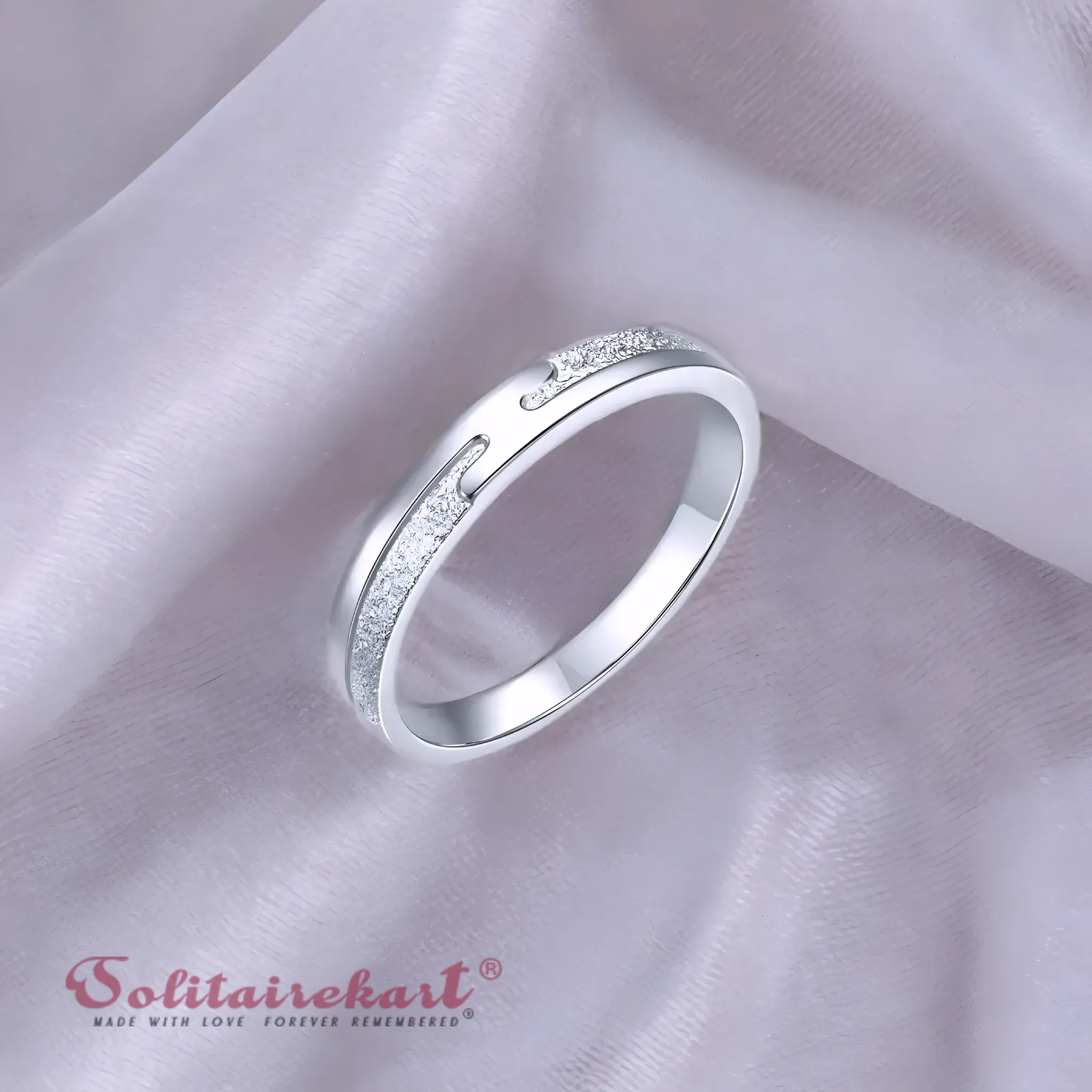 Solitairekart Platinum Band Ring 6.026 gm Weight For Unisex.