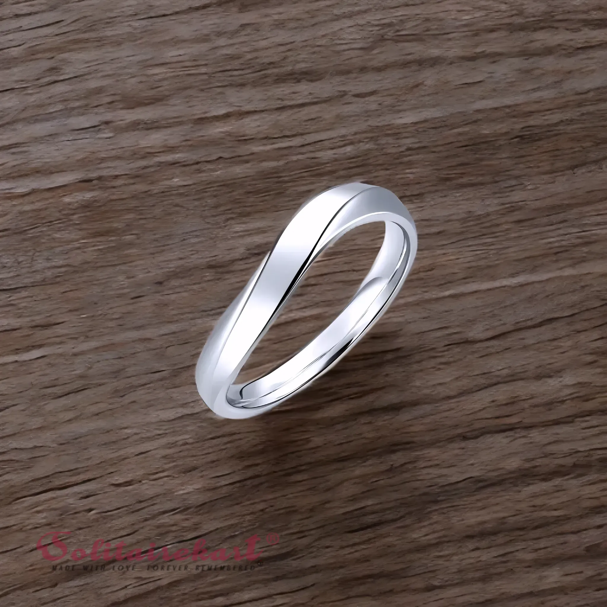 Solitairekart Platinum Band Ring 4.791gm Weight For Unisex.