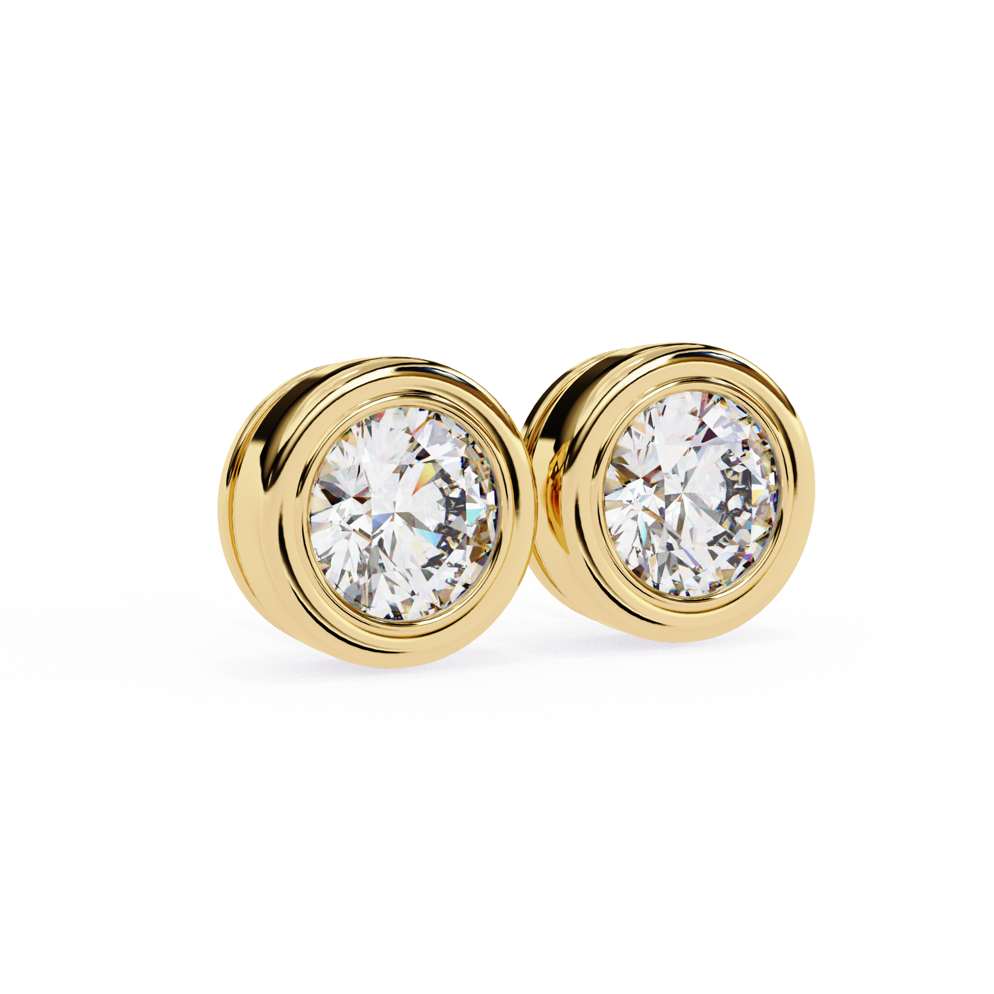 Solitairekart 2.57ct Natural Diamond Stud Earrings