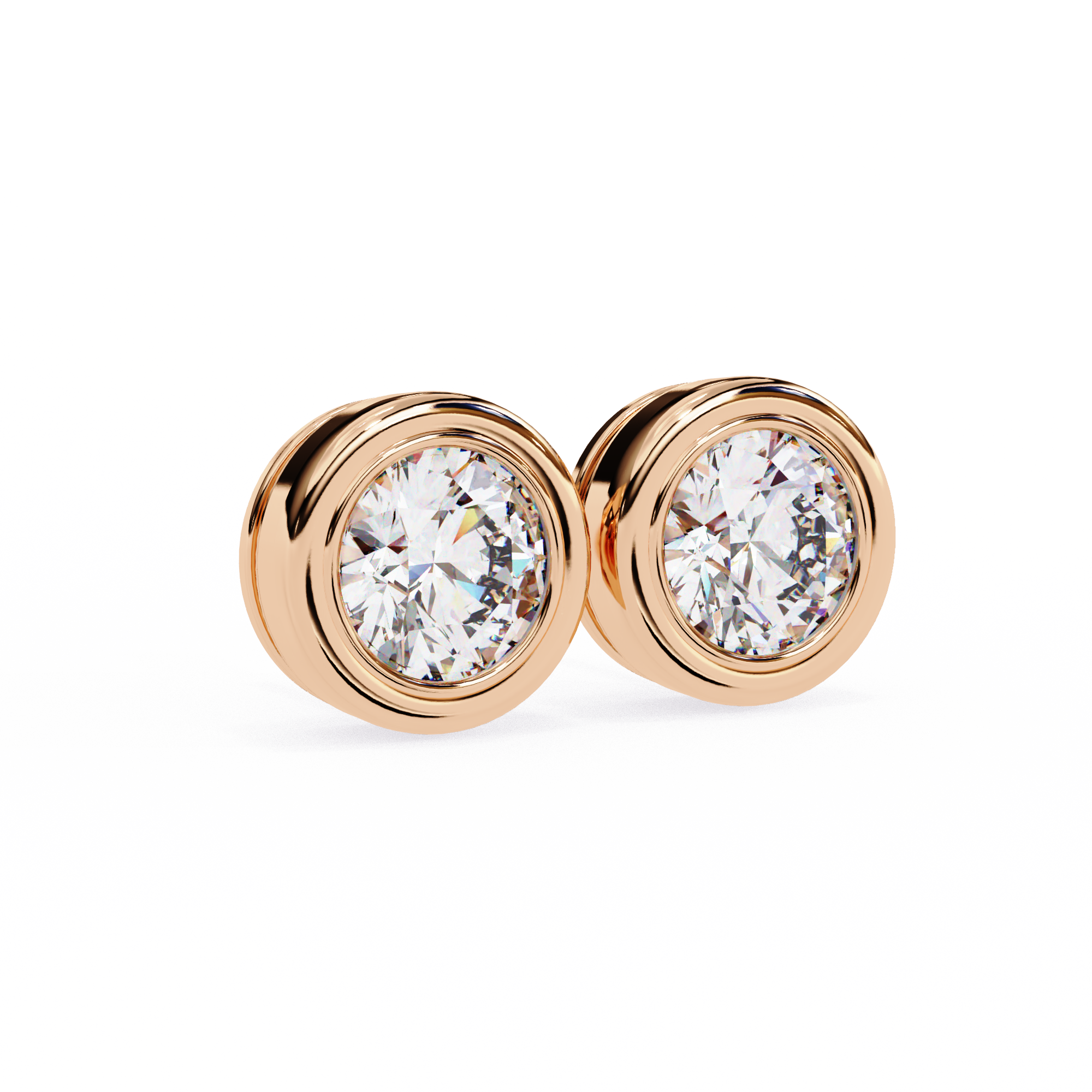 Solitairekart 2.57ct Natural Diamond Stud Earrings