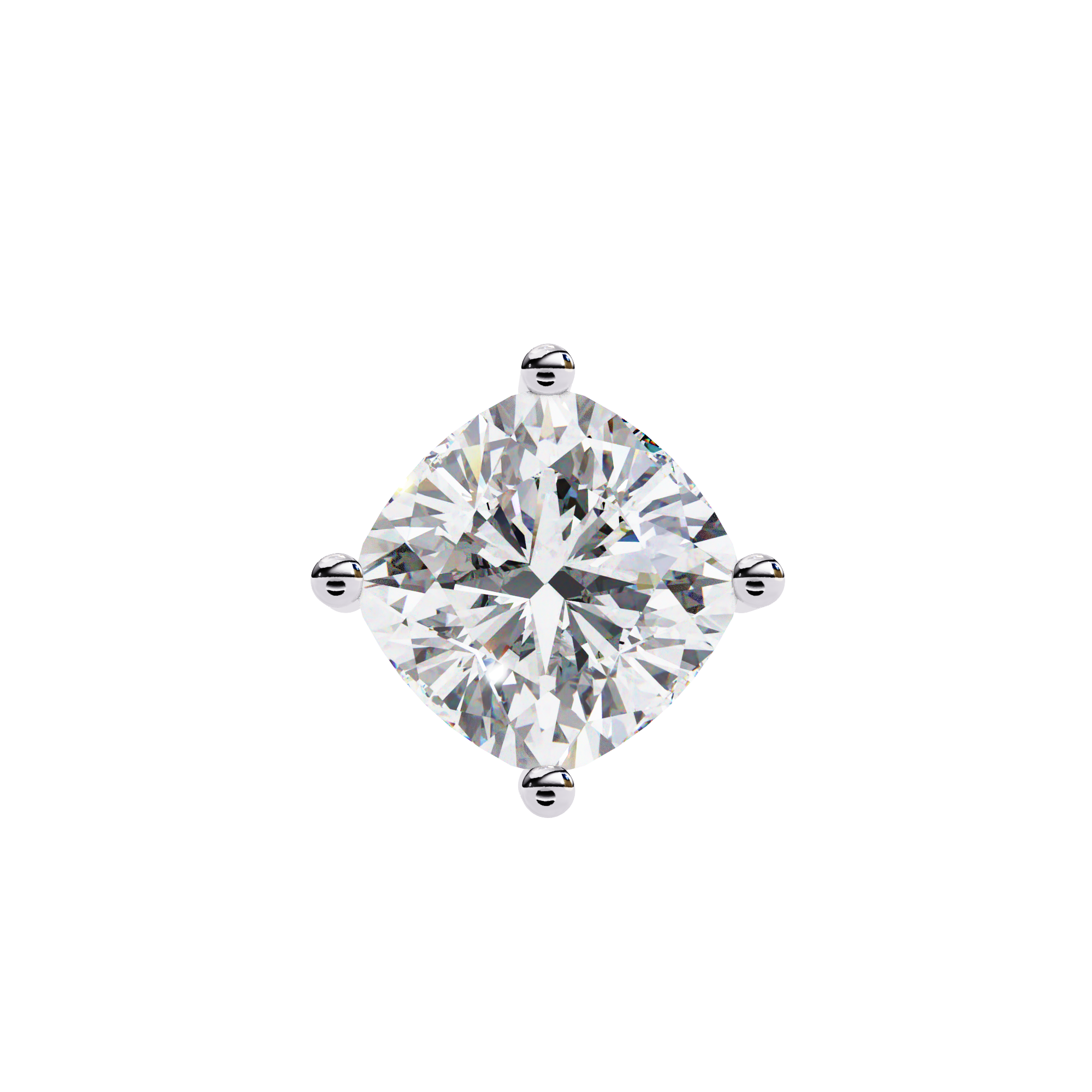 2.32 Carat Cushion Cut Lab-Grown Diamond Pendant Necklace – E Color VS2 Clarity