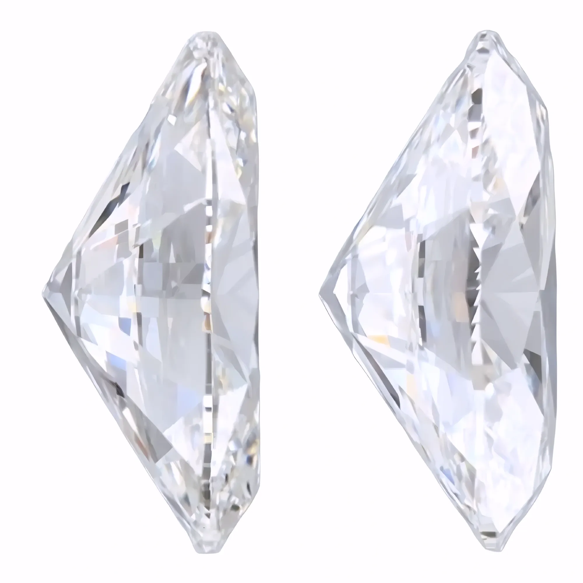 Solitairekart 2+2 Carat E Color, VS1 Clarity Combo Lab Grown Diamond For Studs