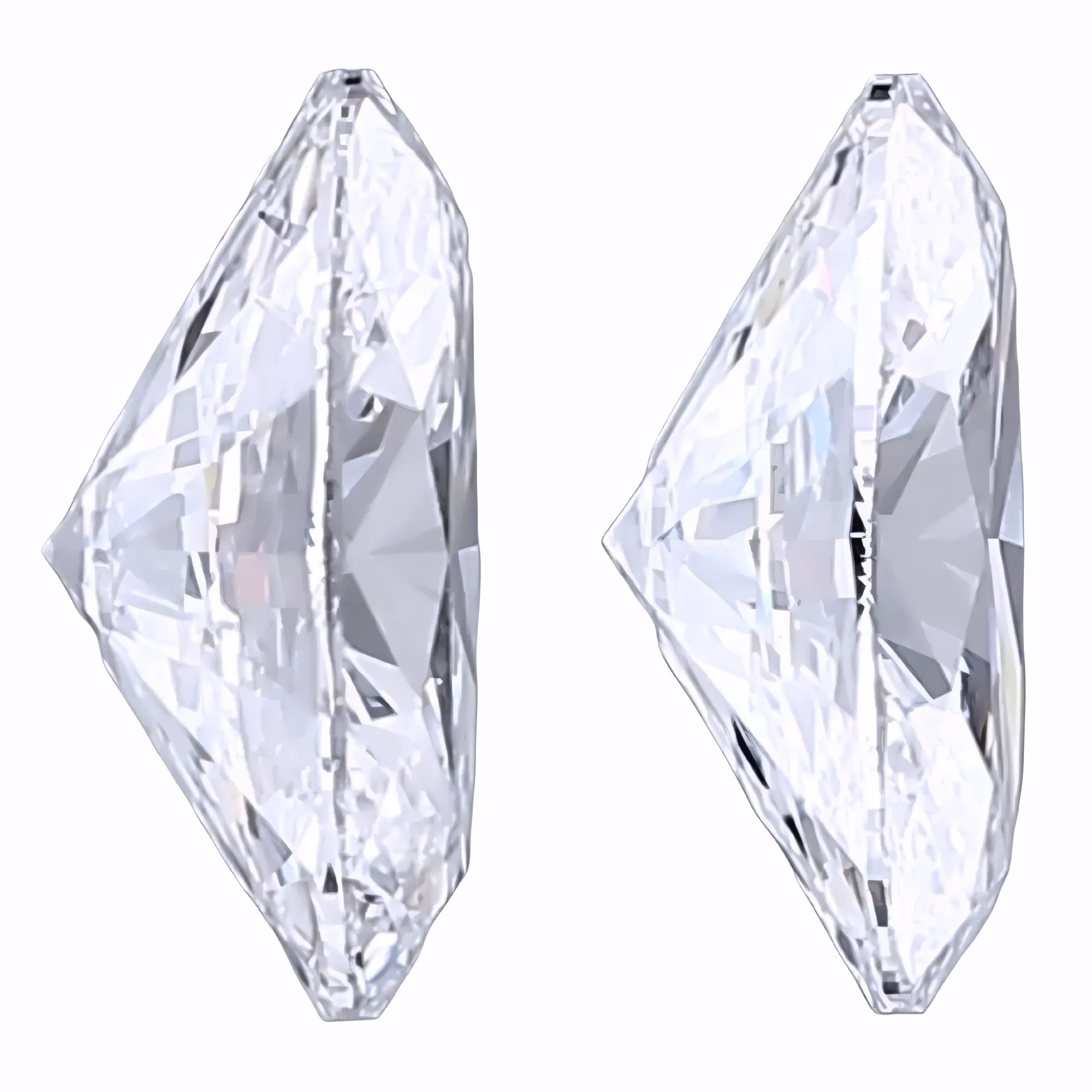 Solitairekart 1+1 Carat E Color, VS1 Clarity Combo Lab Grown Diamond For Studs