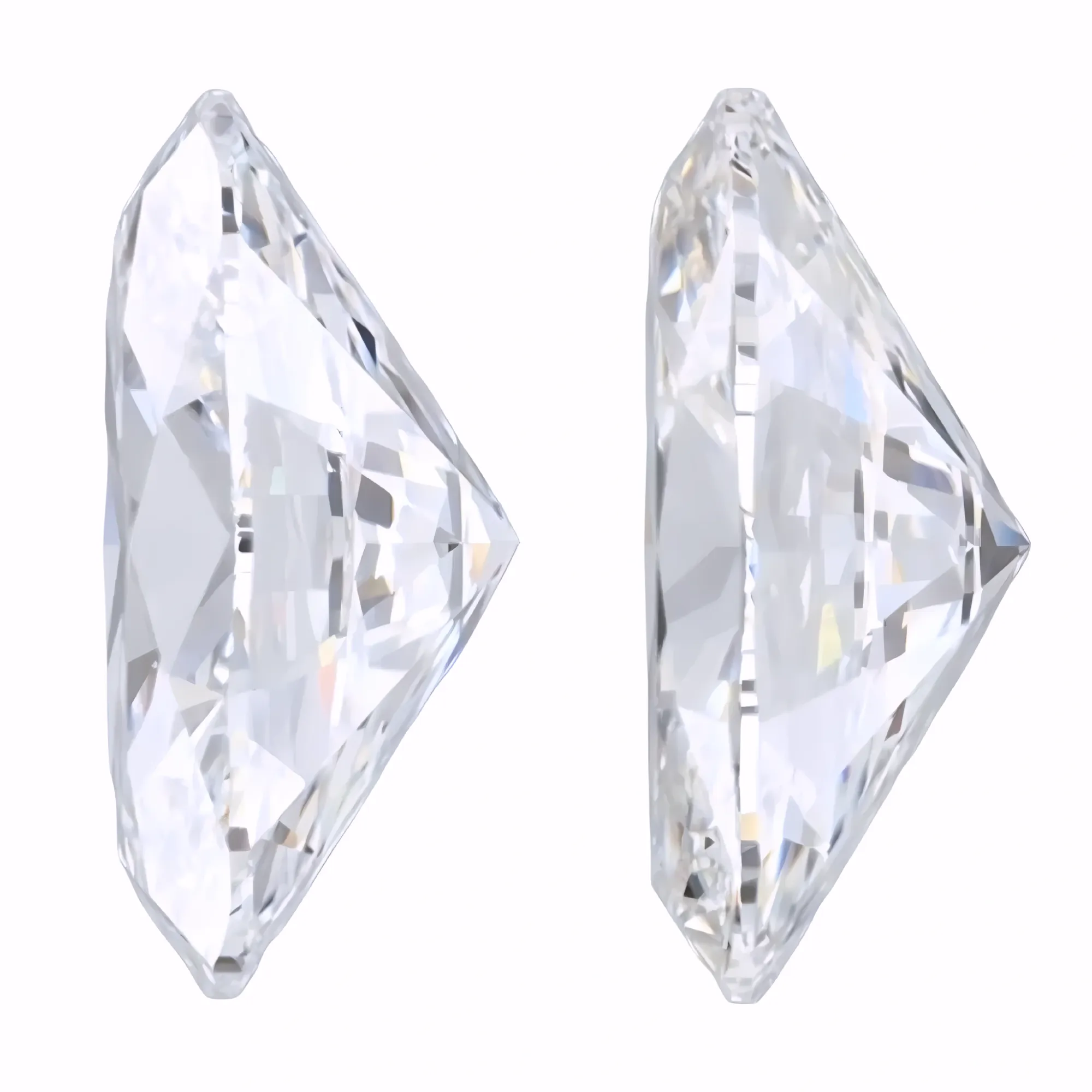 Solitairekart 2+2 Carat E Color, VS1 Clarity Combo Lab Grown Diamond For Studs