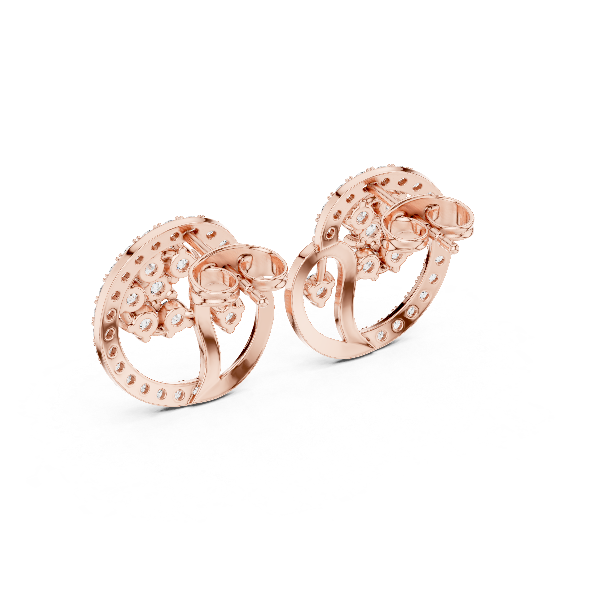 1.082 Carat Natural Diamond Studs – GH Color/VS Clarity