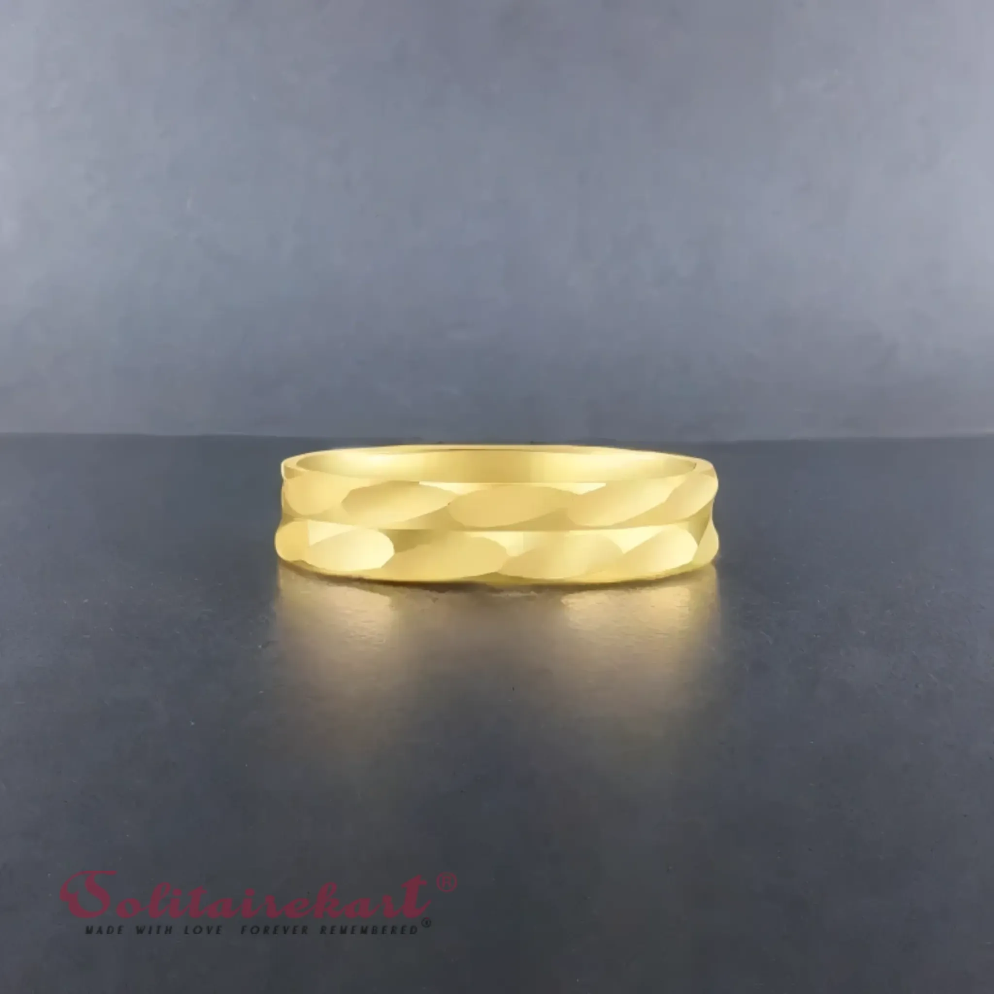 14K 4.08Grams Gold Couple Rings – Elegant Band Design