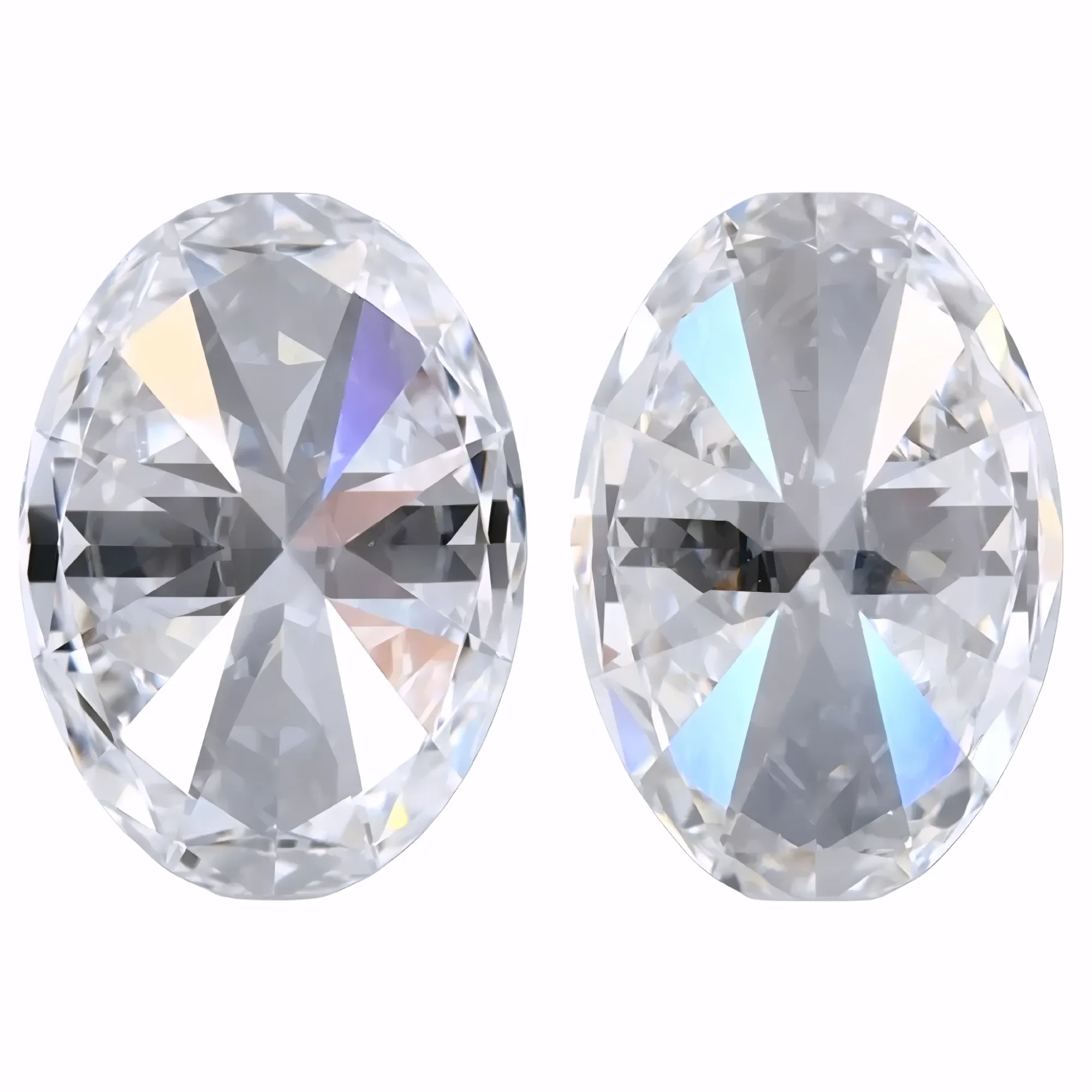 Solitairekart 2+2 Carat E Color, VS1 Clarity Combo Lab Grown Diamond For Studs