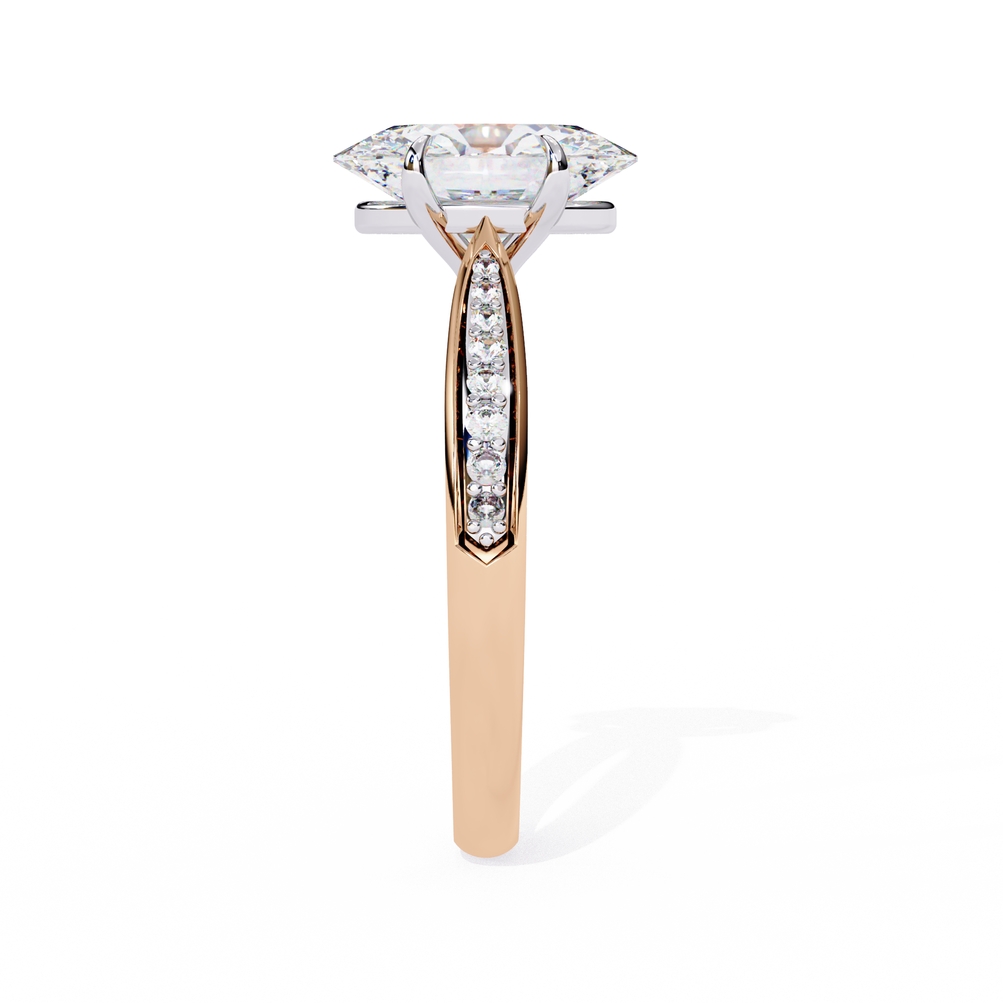 Elegant 1.98 Carat Oval Lab Grown Diamond Solitaire Engagement Ring