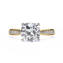 Solitairekart 1.96ct Cushion Cut Natural Diamond Ring - H Color, VS1 Clarity
