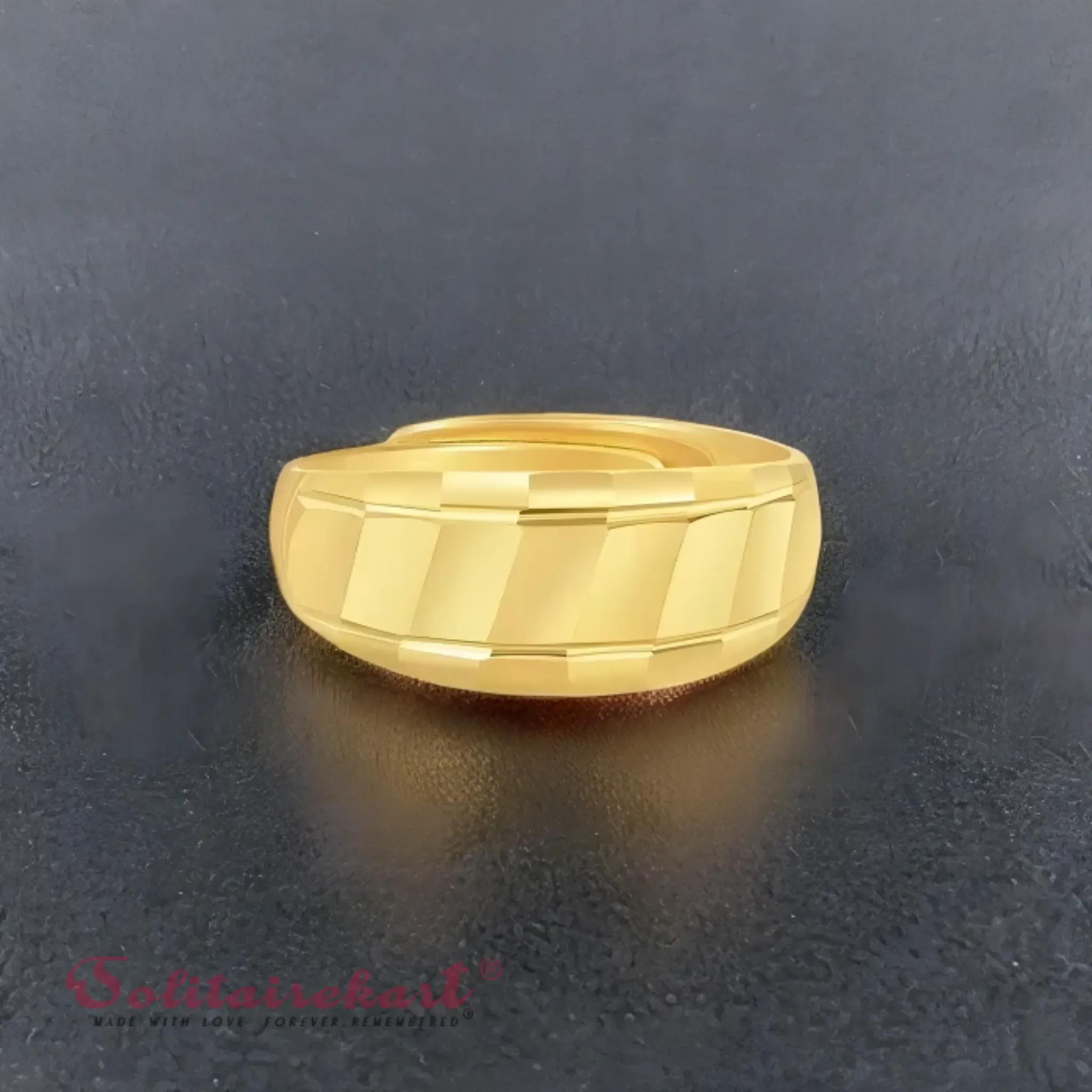 14K 6.92Grams Gold Couple Rings – Elegant Band Design