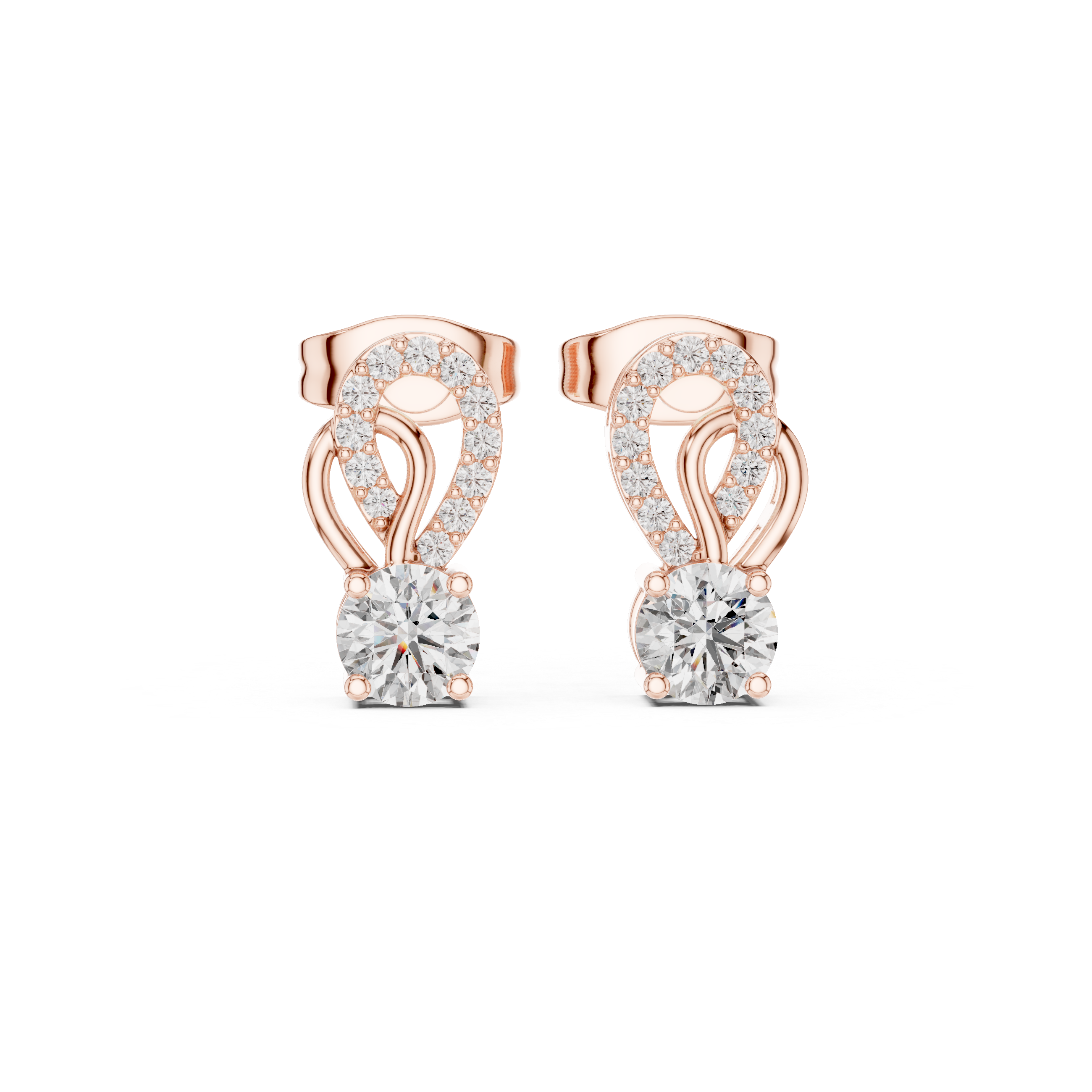 Natural Diamond Stud Earrings – 0.718ct H/VS1 Premium Quality