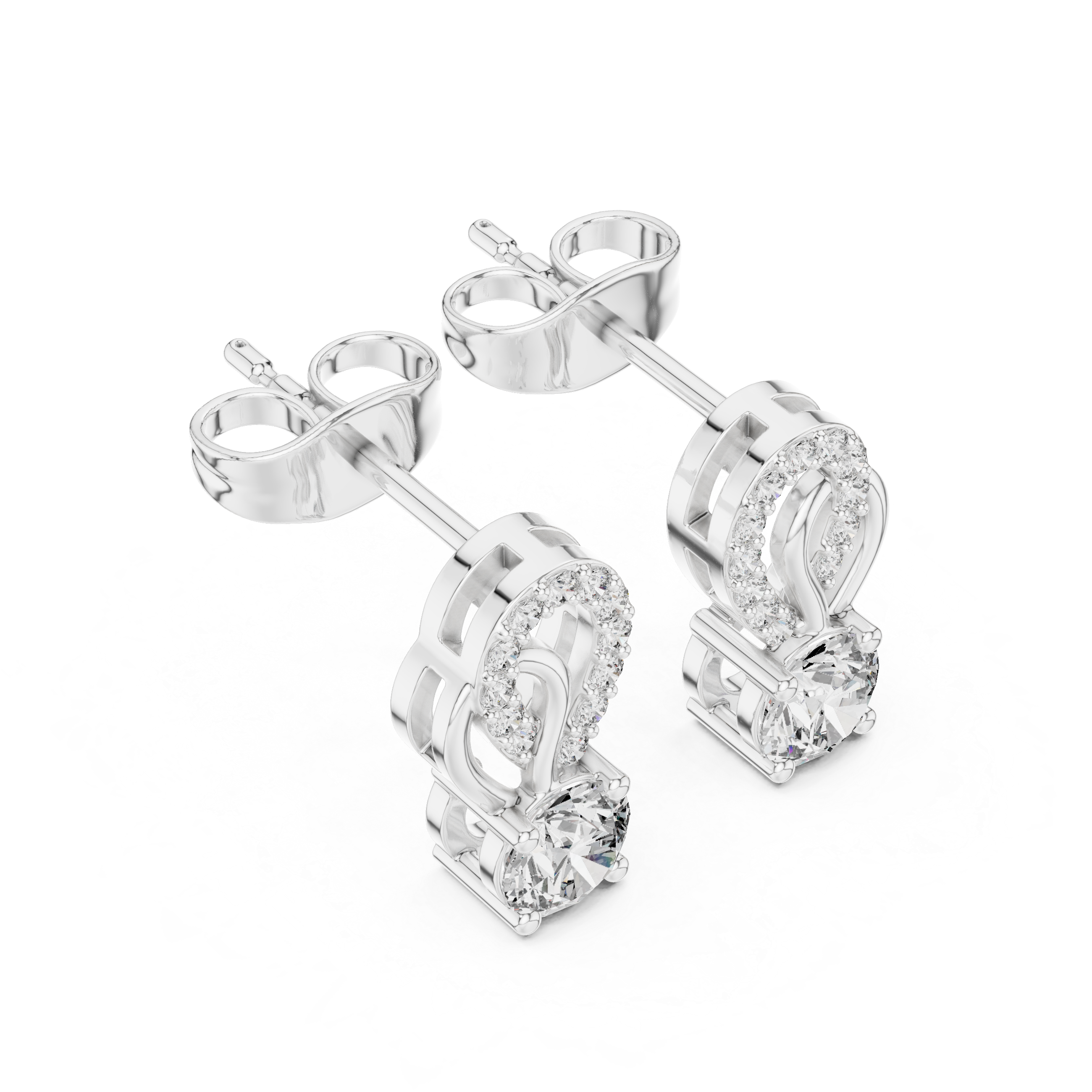 Natural Diamond Stud Earrings – 0.718ct H/VS1 Premium Quality