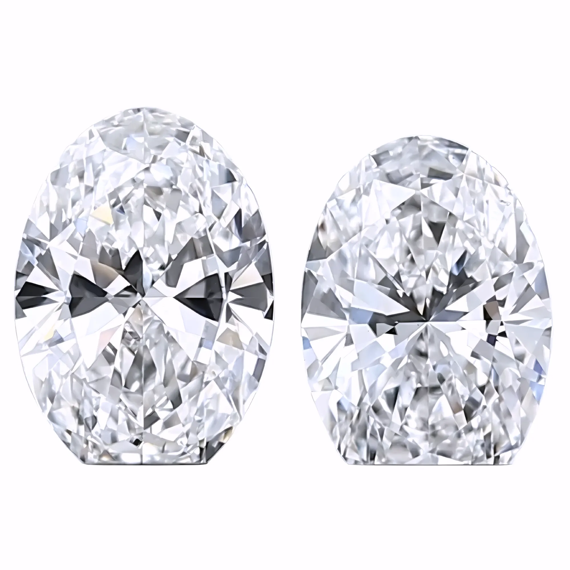 Solitairekart 1+1 Carat E Color, VS1 Clarity Combo Lab Grown Diamond For Studs
