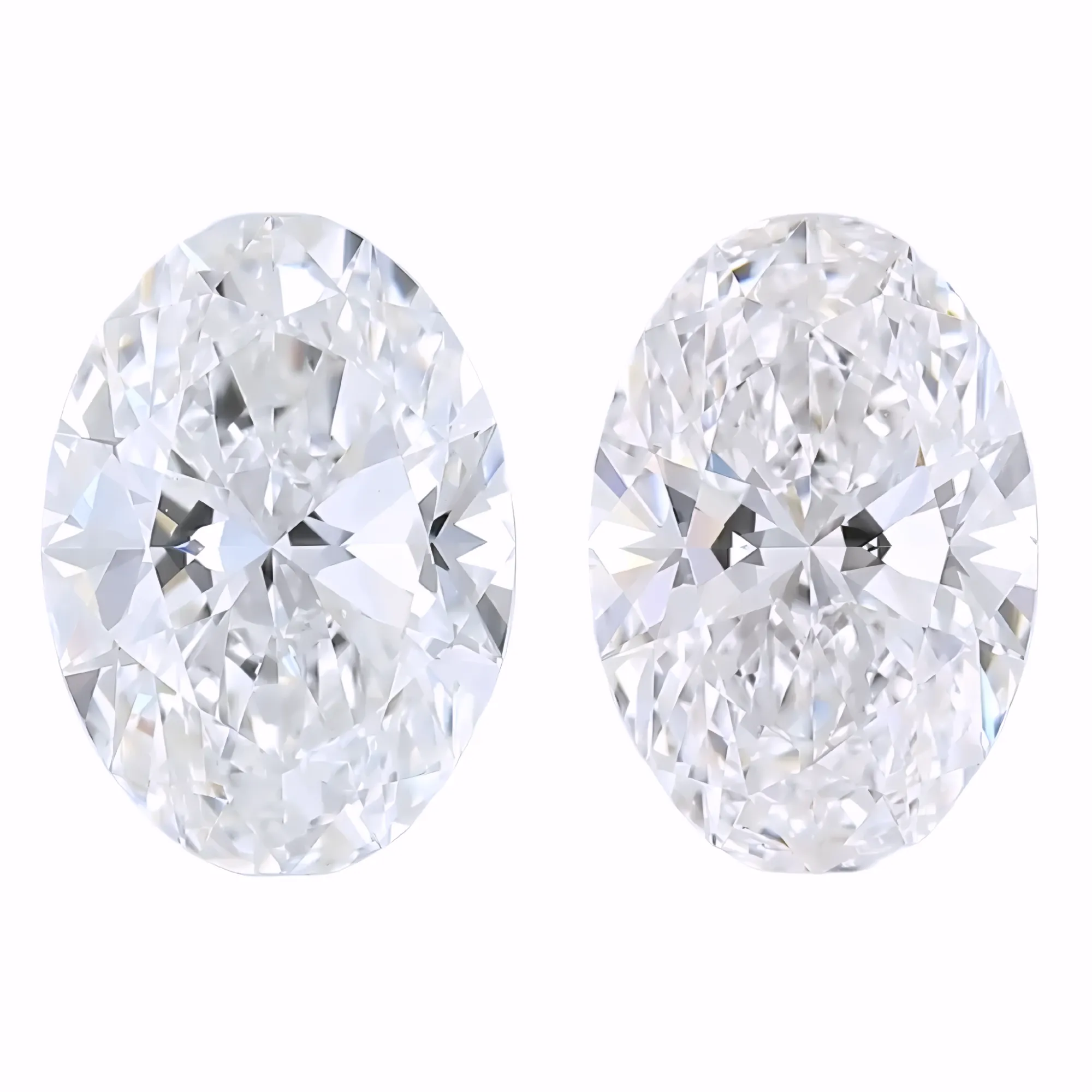 Solitairekart 2+2 Carat E Color, VS1 Clarity Combo Lab Grown Diamond For Studs