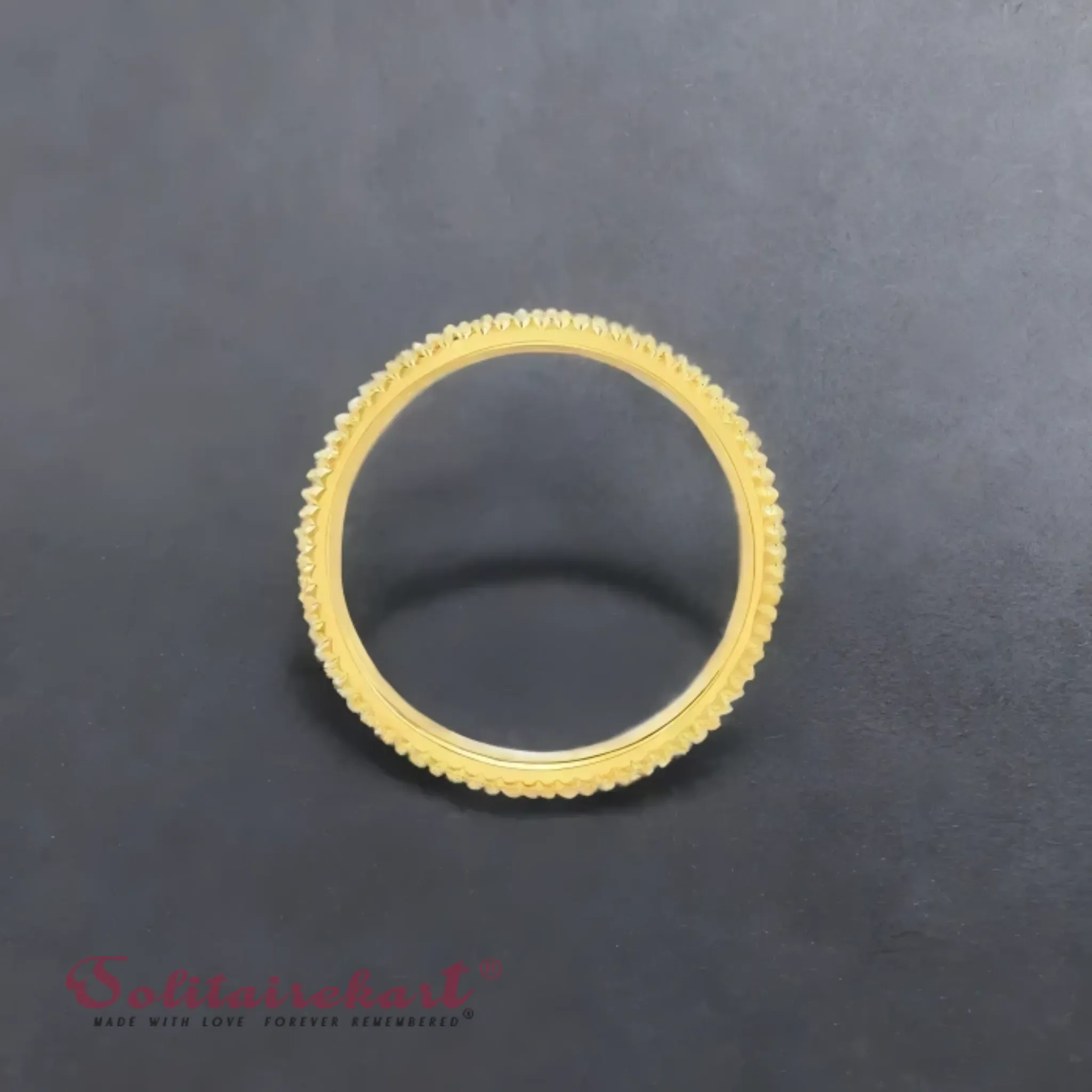 14K 7.11Grams Gold Couple Rings – Elegant Band Design