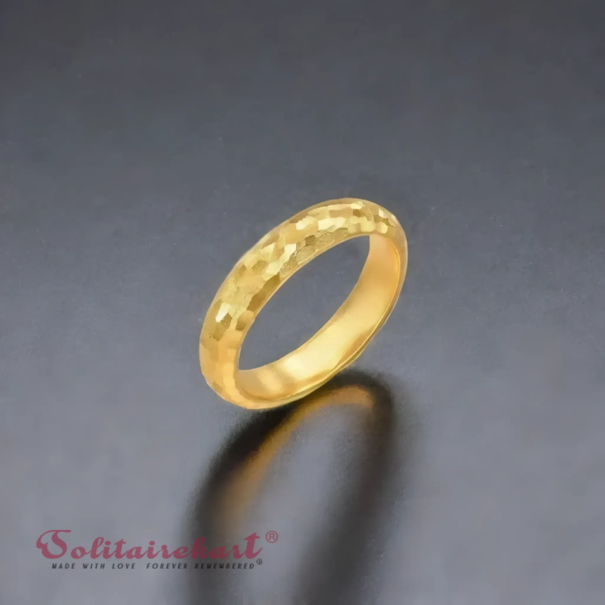 14K 11.42Grams Gold Couple Rings – Elegant Band Design