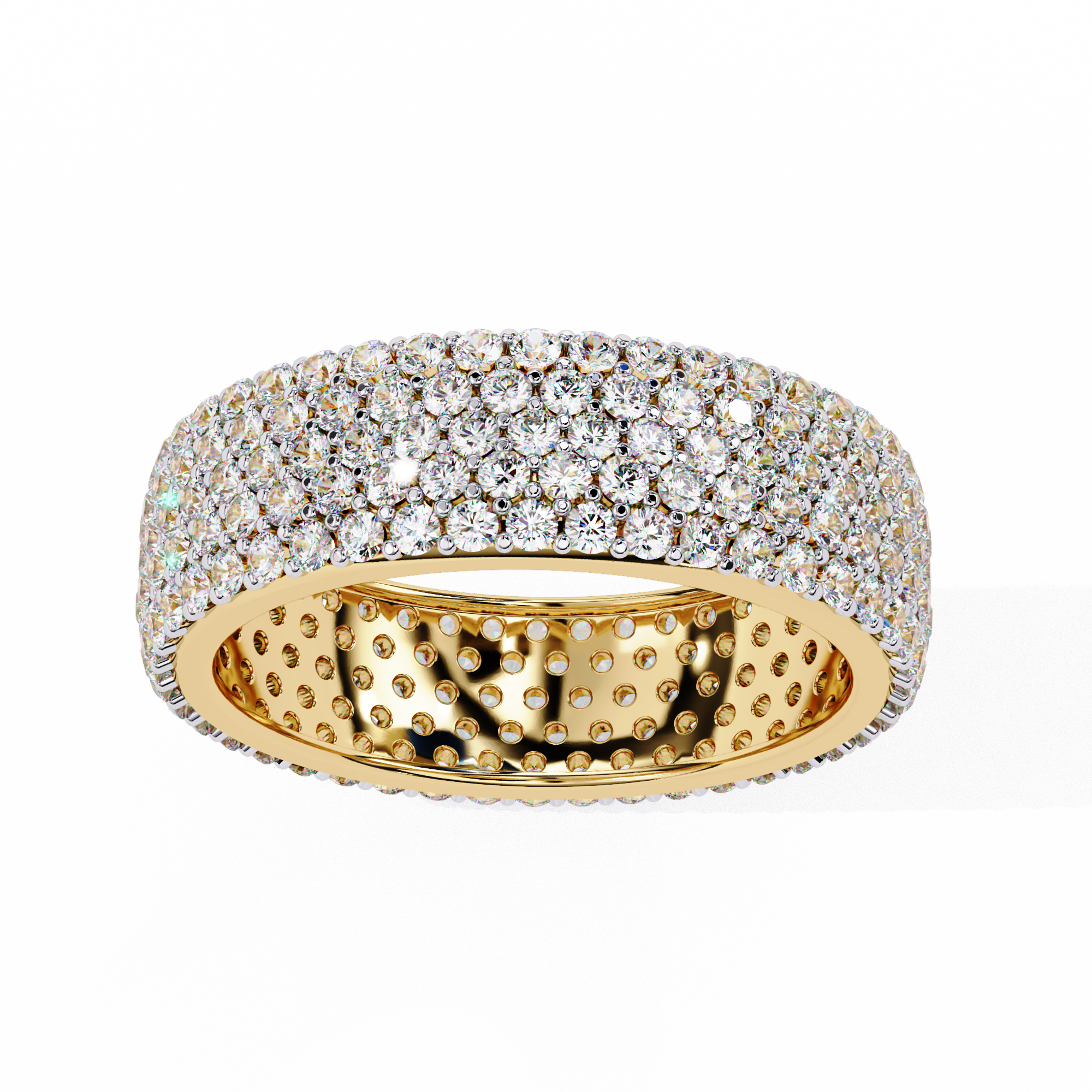 Luxury 1.81 Carat Lab Grown Diamond Stackable Eternity Ring