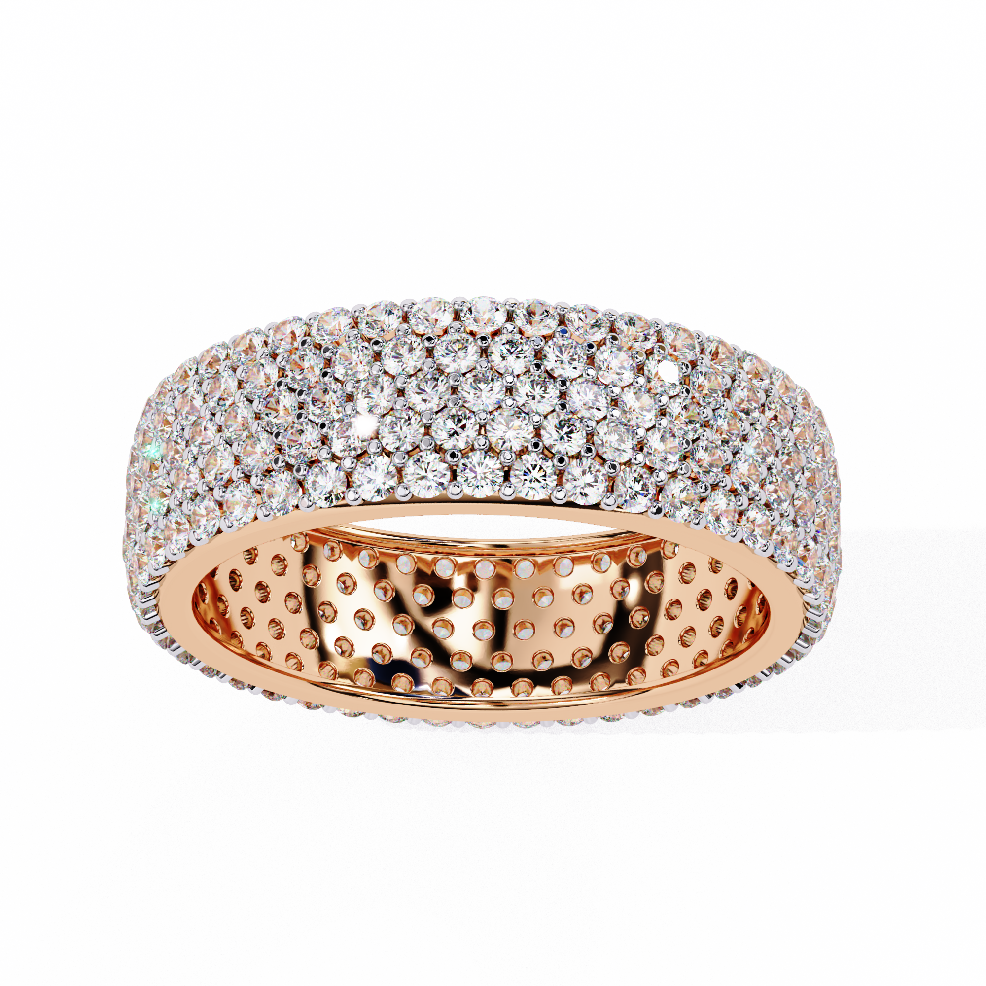Luxury 1.81 Carat Lab Grown Diamond Stackable Eternity Ring