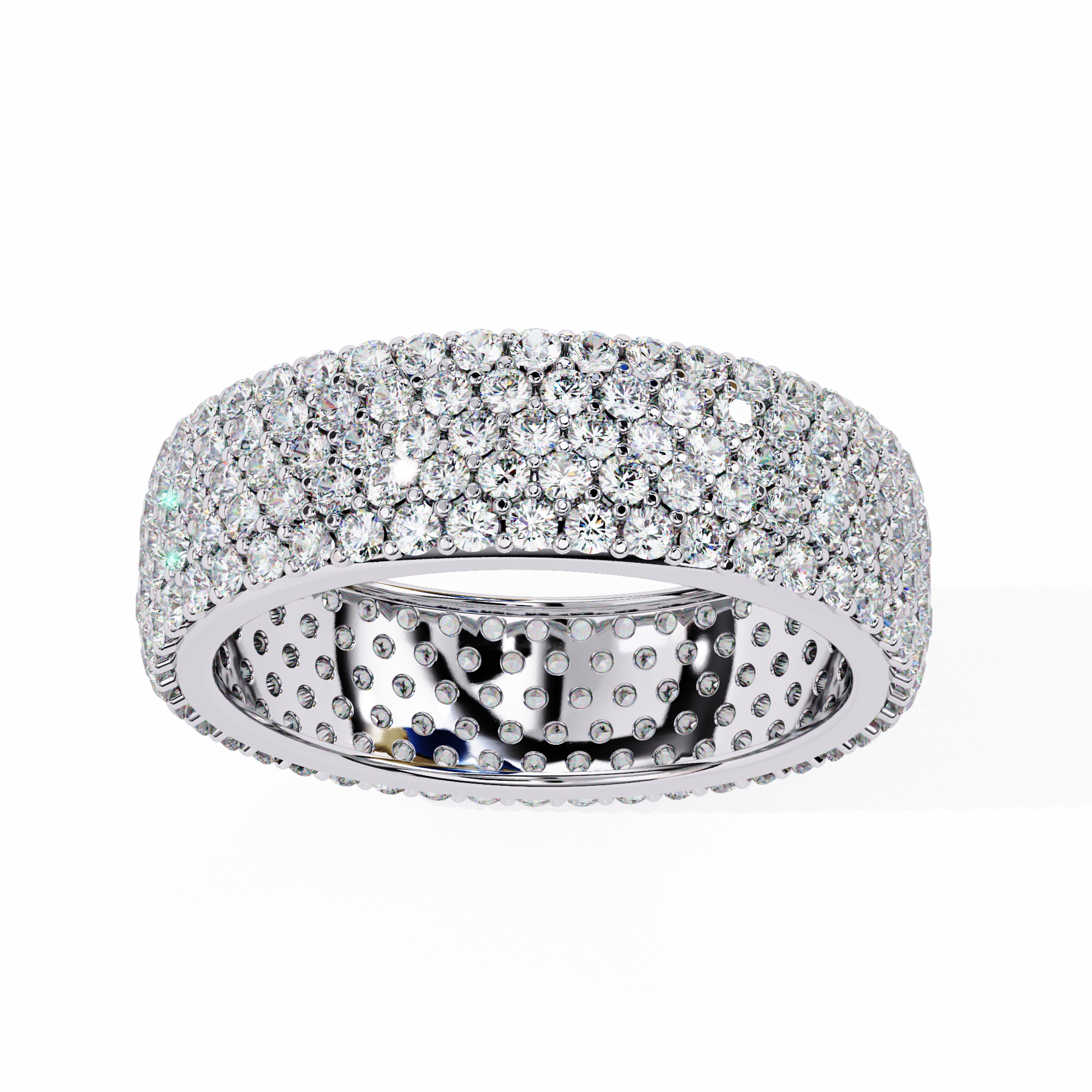 Luxury 1.81 Carat Lab Grown Diamond Stackable Eternity Ring
