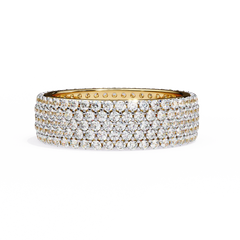 Solitairekart 1.81ct Natural Diamond Luxe Diamond Eternity - EF Color, VS Clarity