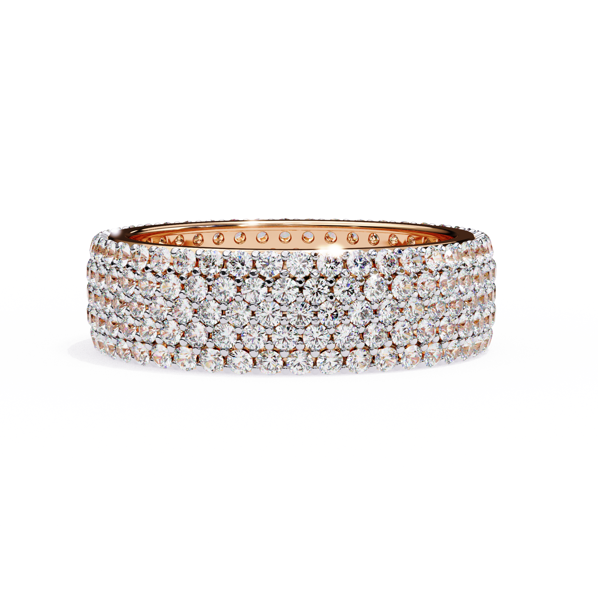 Luxury 1.81 Carat Lab Grown Diamond Stackable Eternity Ring