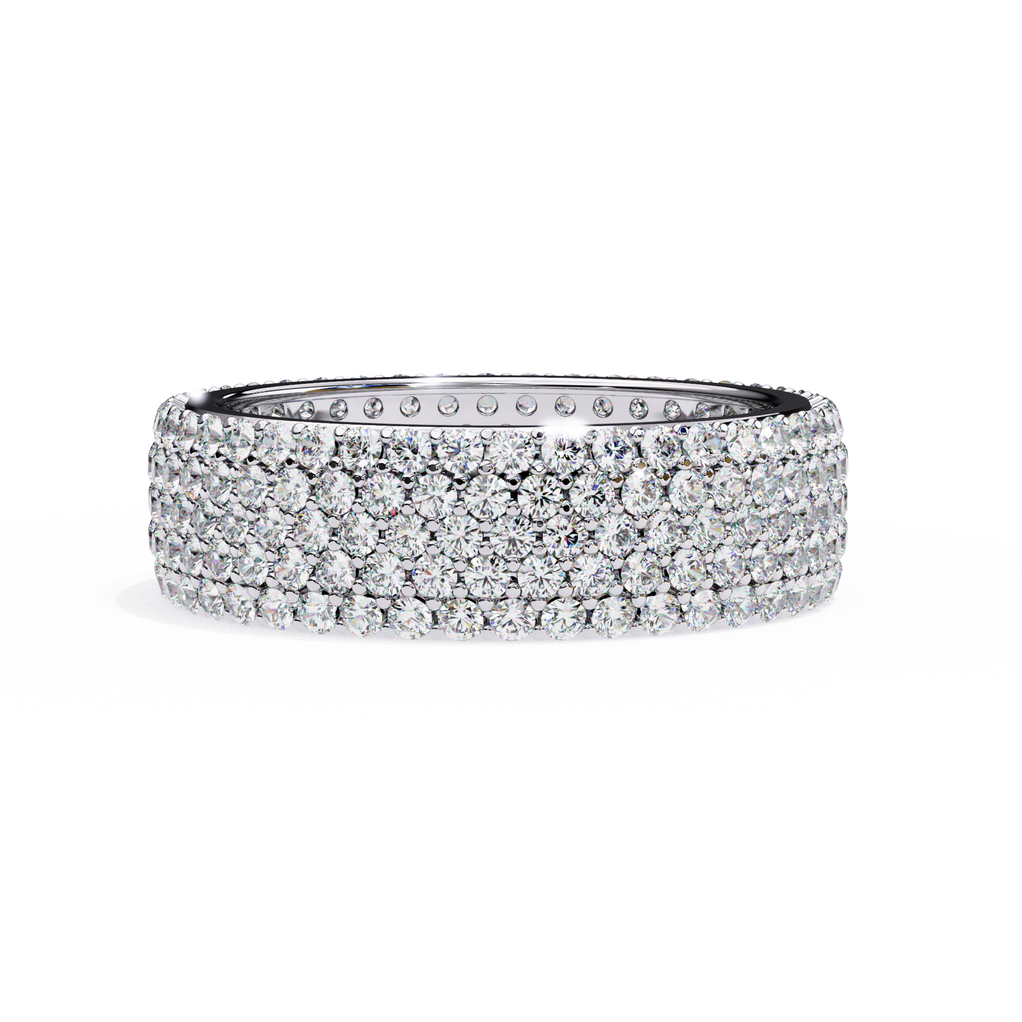 Luxury 1.81 Carat Lab Grown Diamond Stackable Eternity Ring