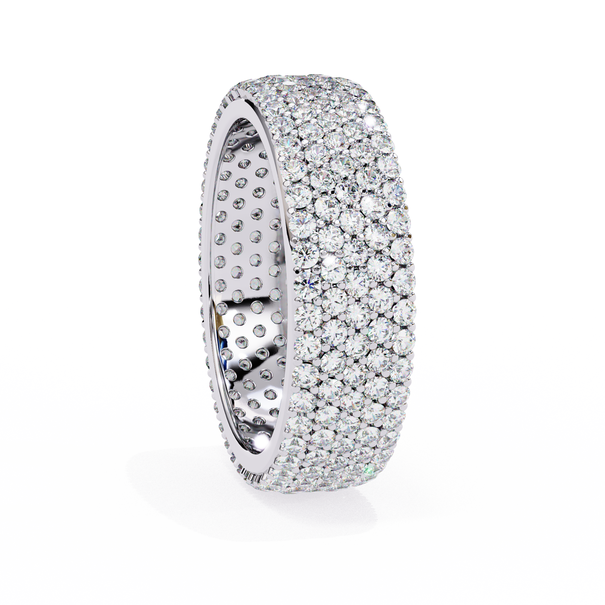 Luxury 1.81 Carat Lab Grown Diamond Stackable Eternity Ring