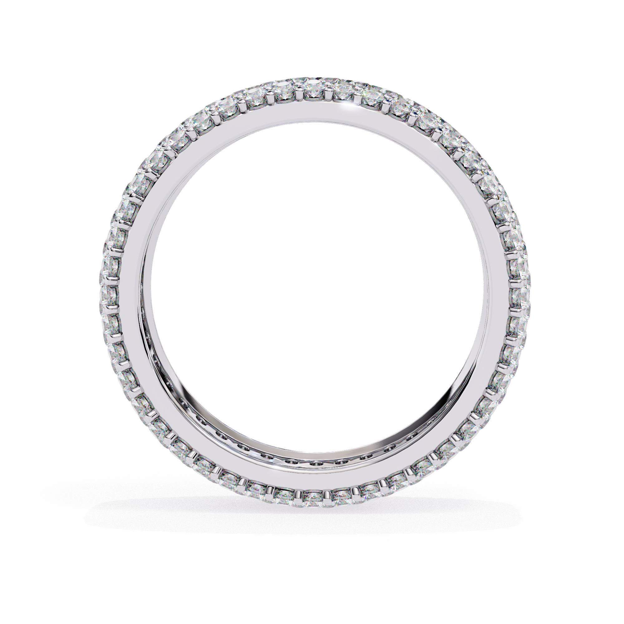 Luxury 1.81 Carat Lab Grown Diamond Stackable Eternity Ring