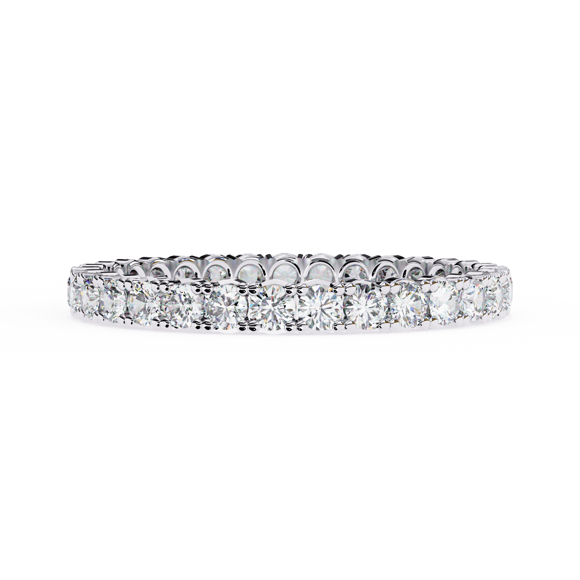 Solitairekart 3.52ct Natural Diamond Infinity Sparkle Band- HI Color, VS-SI Clarity