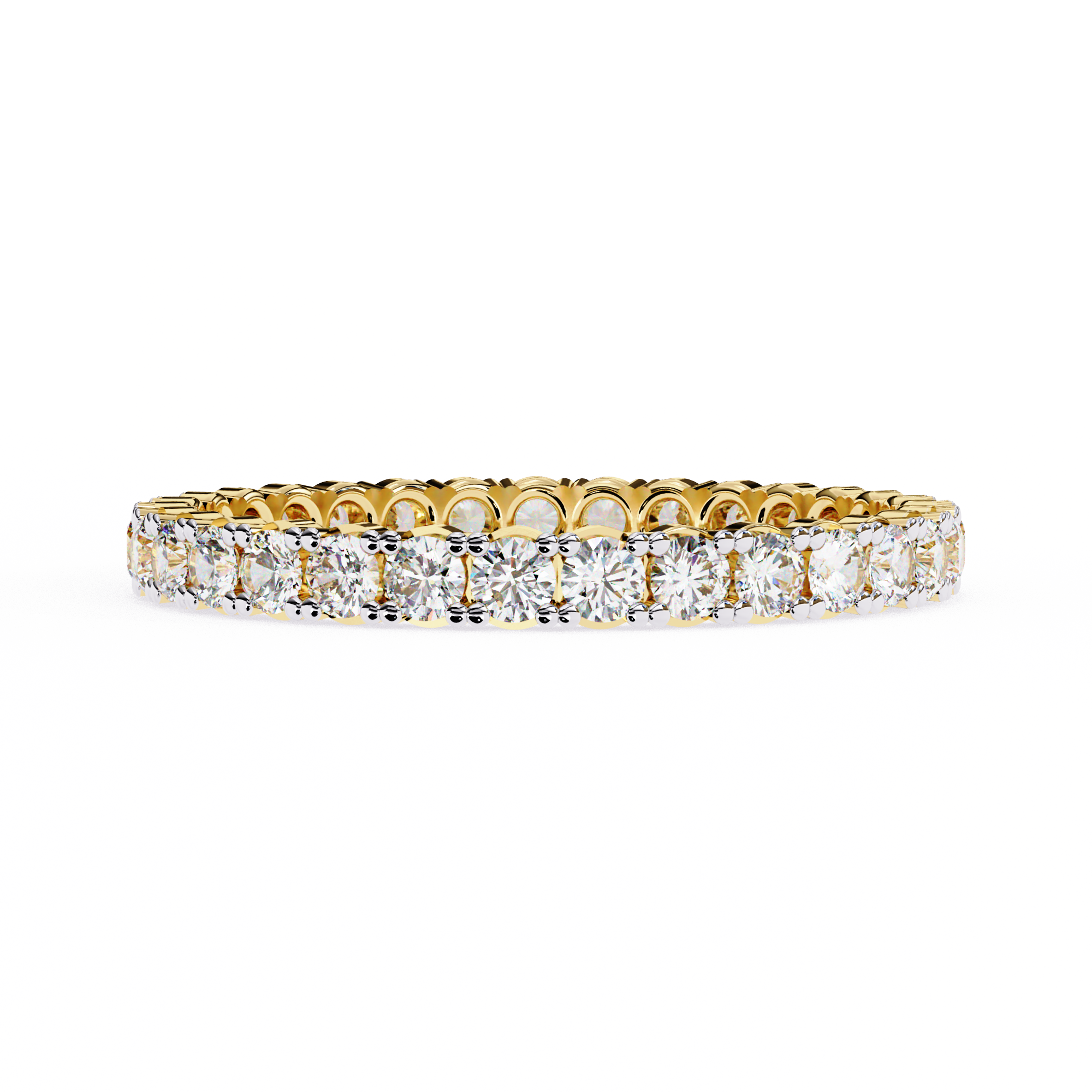 Solitairekart 3.52ct Natural Diamond Infinity Sparkle Band- HI Color, VS-SI Clarity
